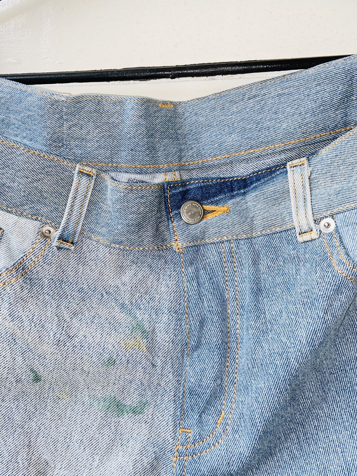 Issey Miyake NOVE Panel Denim Jeans Size US 35 - 5 Thumbnail