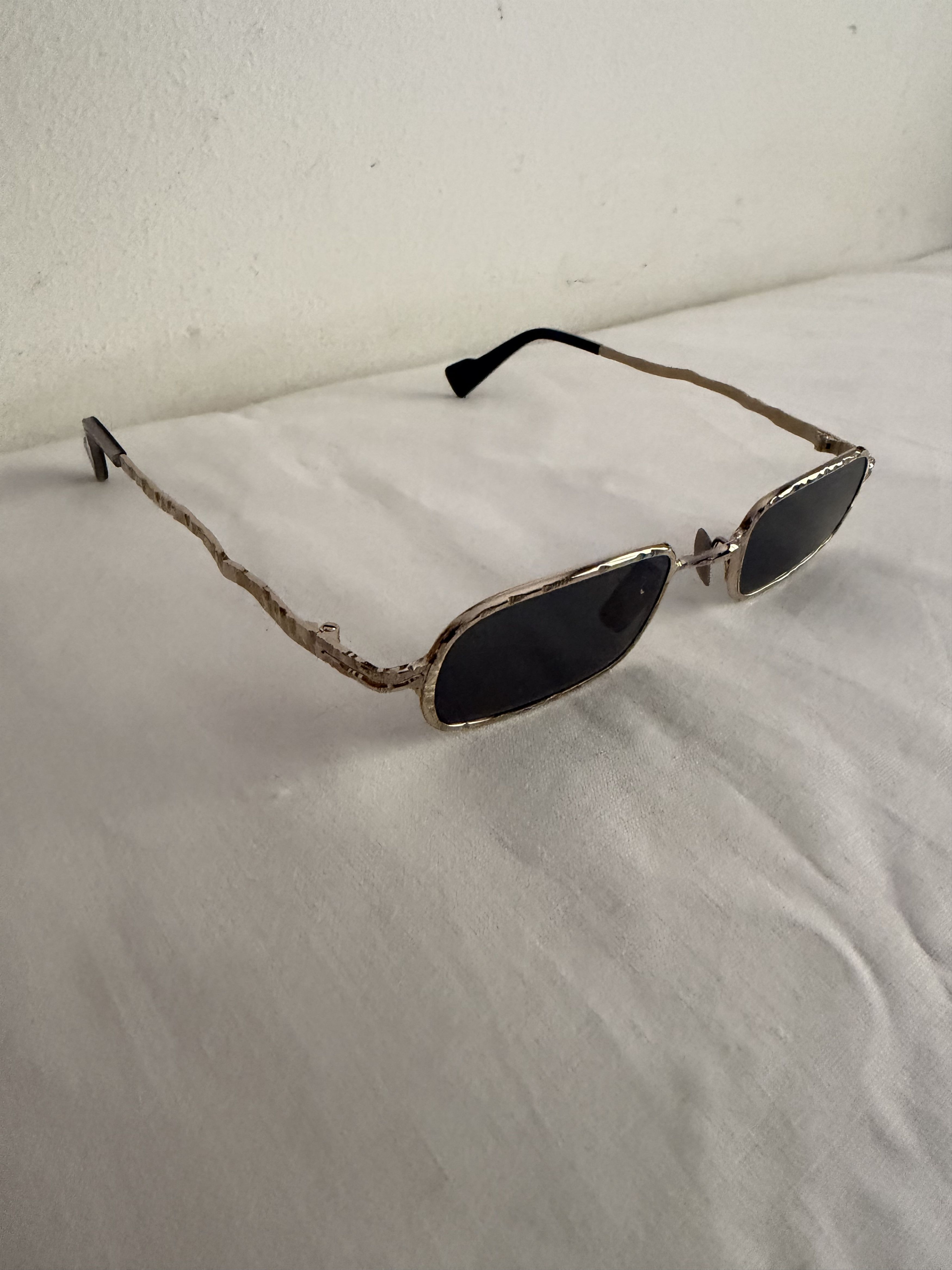 Kuboraum Kuboraum Mask Z18 Hand-Hammered Sunglasses Size ONE SIZE - 5 Thumbnail