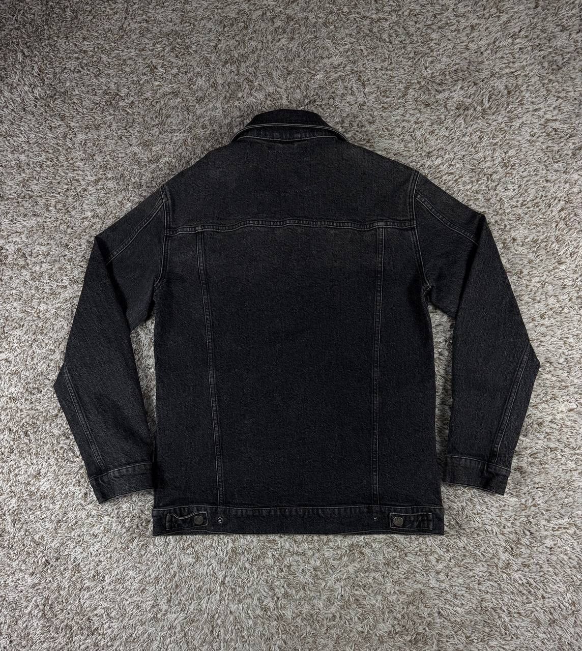 J.Lindeberg J.Lindeberg Full Zip Denim Black Jacket Size US M / EU 48-50 / 2 - 9 Thumbnail