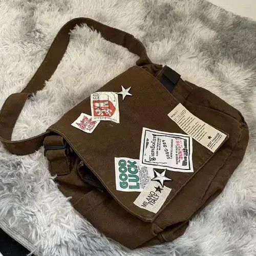 Indigo Bag Vintage Y2k Canvas Star Bag Size ONE SIZE - 2 Thumbnail