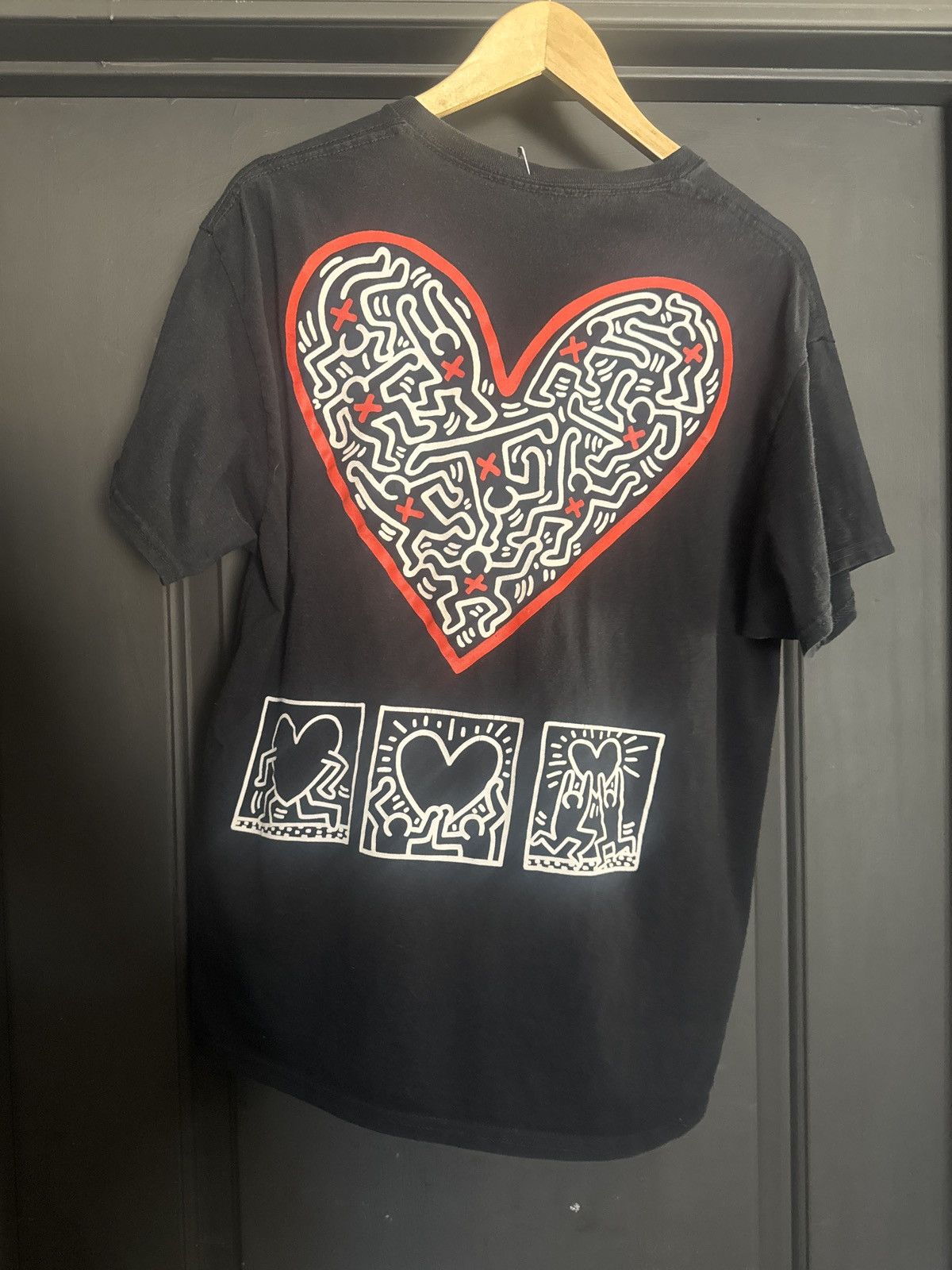 Keith Haring Keith Haring Black Heart Tee Size US L / EU 52-54 / 3 - 1 Thumbnail