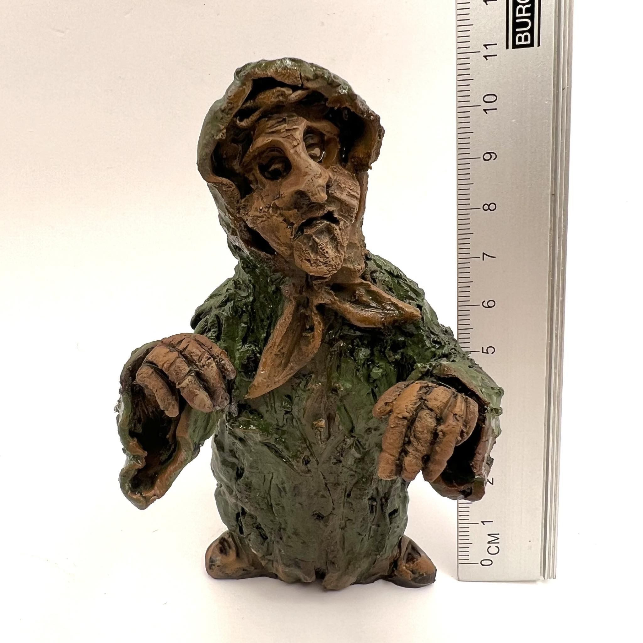Vintage Art Ceramic Figurine Granny Scary Character USSR Cartoon Size ONE SIZE - 7 Thumbnail