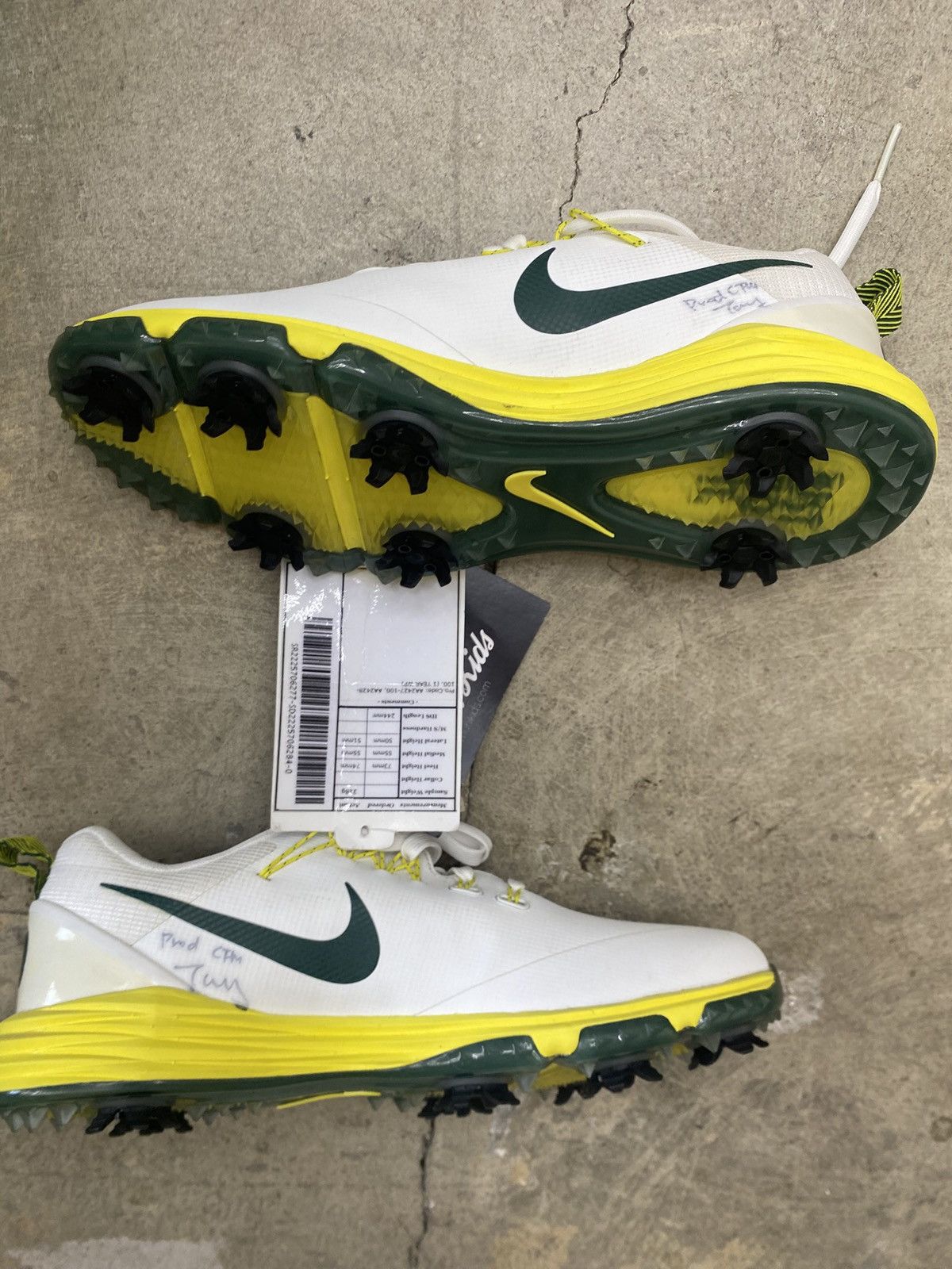 RARE Sample Nike Oregon Ducks Lunar Command 2 Golf