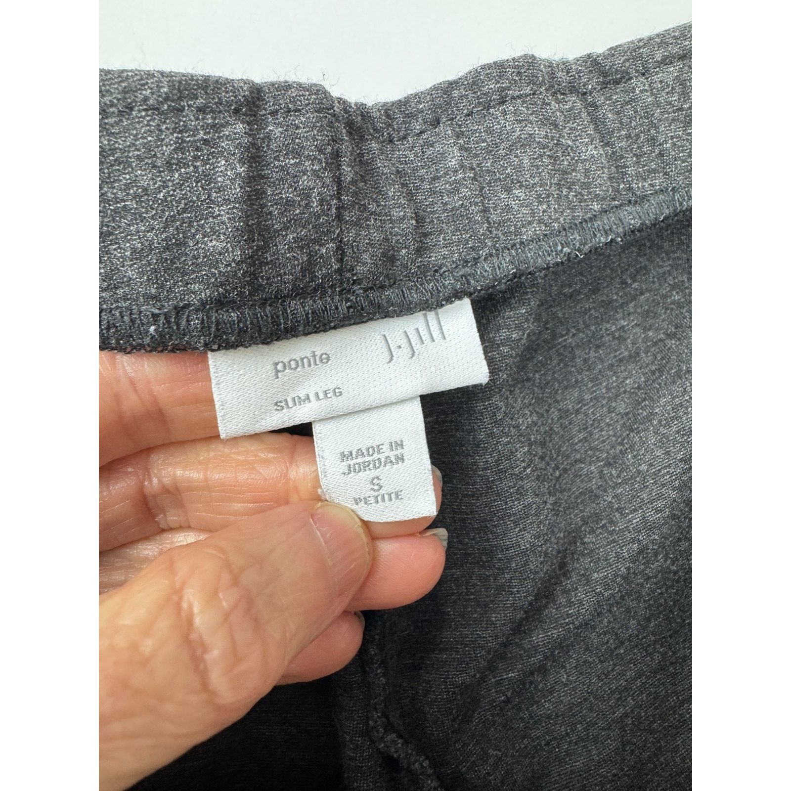 Other J.Jill Petite Ponte Pant Slim Leg Gray Stretch Small Size 28" / US 6 / IT 42 - 7 Thumbnail
