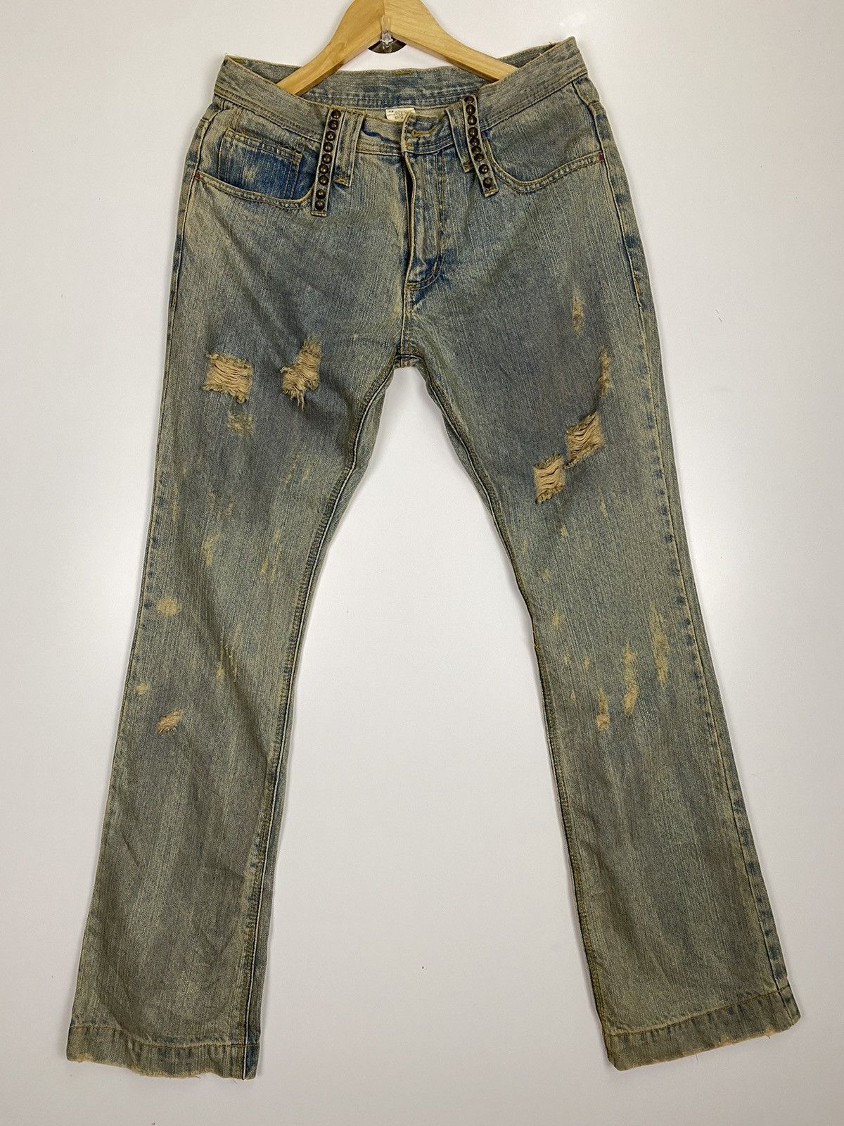 Vintage Vintage Distressed Denim Size US 32 / EU 48 - 1 Thumbnail
