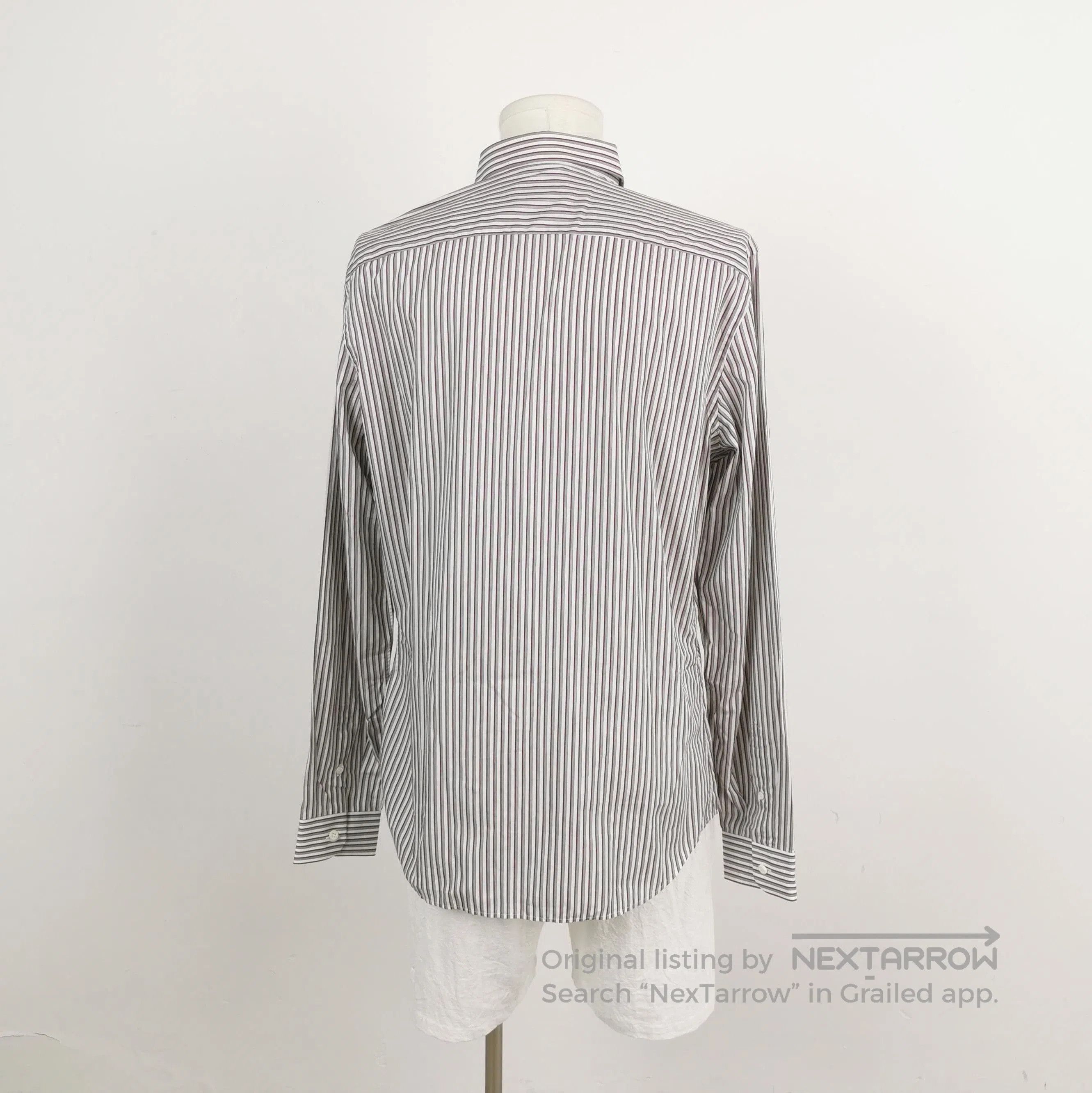 Prada Prada Striped Cotton Shirt for Women . Size L / US 10 / IT 46 - 1 Thumbnail