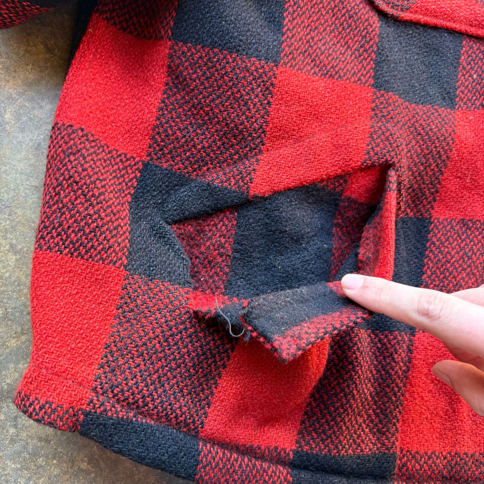 Vintage Beautiful Vintage 1950s Wool Plaid Jacket Brent Size US XL / EU 56 / 4 - 6 Thumbnail
