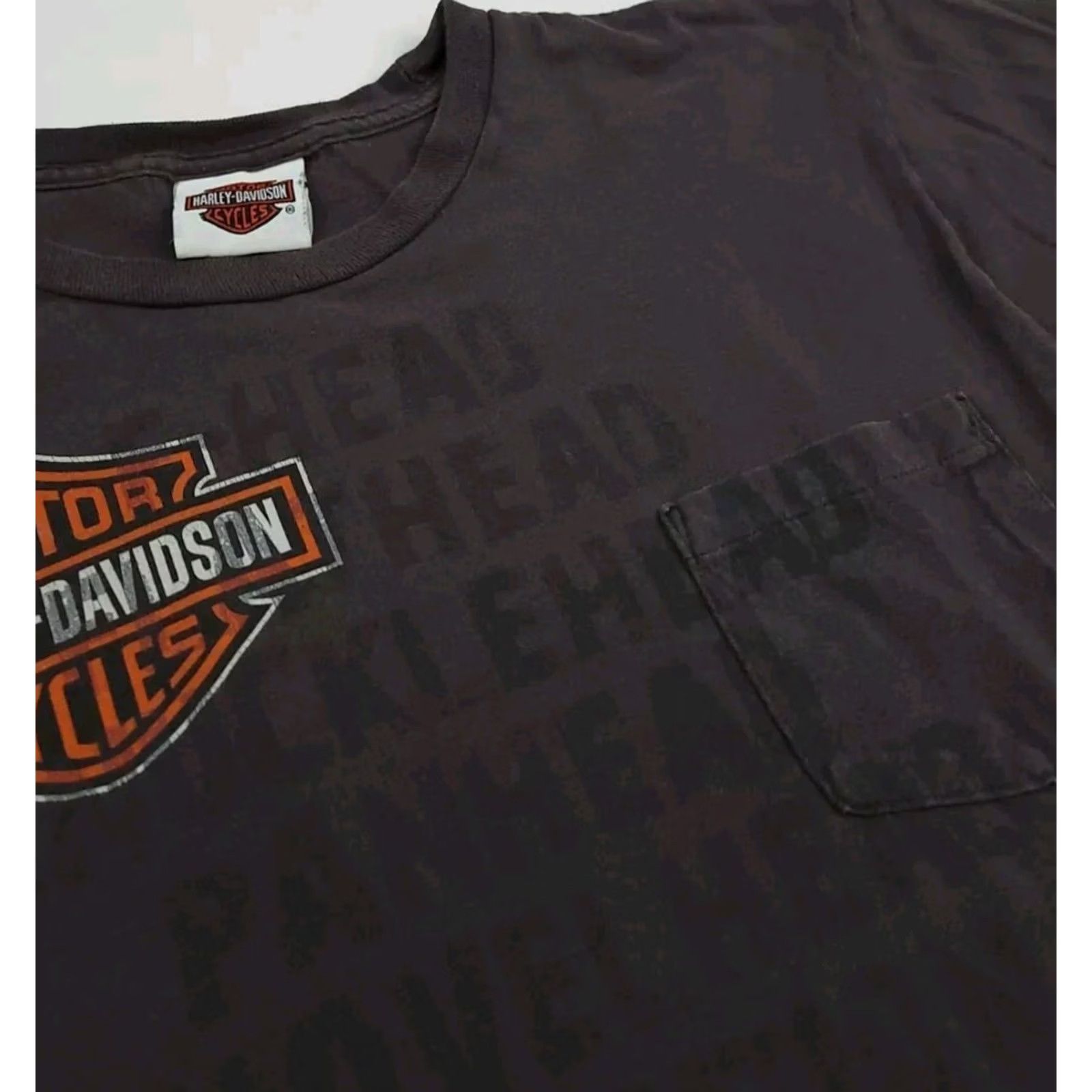 Harley Davidson VINTAGE Harley-Davidson Pocket T Shirt Wolverine Michigan Gray Mens Small Short Sleeve Crew Neck Bike Motorcycle 2017 Size US S / EU 44-46 / 1 - 6 Thumbnail