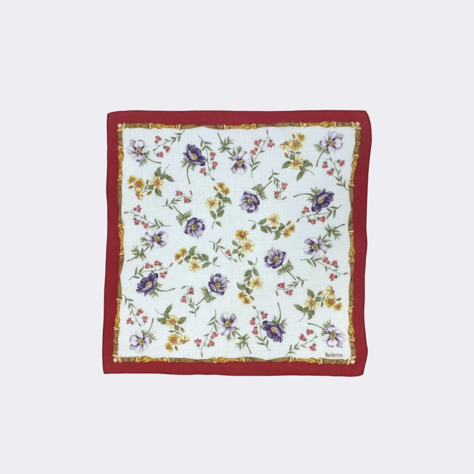 Burberry Vintage Burberry Handkerchief Neckerchief Bandana H048P Size ONE SIZE - 2 Thumbnail