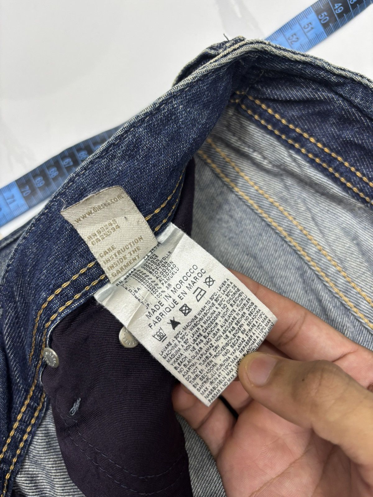Diesel DIESEL INDUSTRY BAGGY JEANS DISTRESSED DENIM Size US 34 / EU 50 - 14 Thumbnail