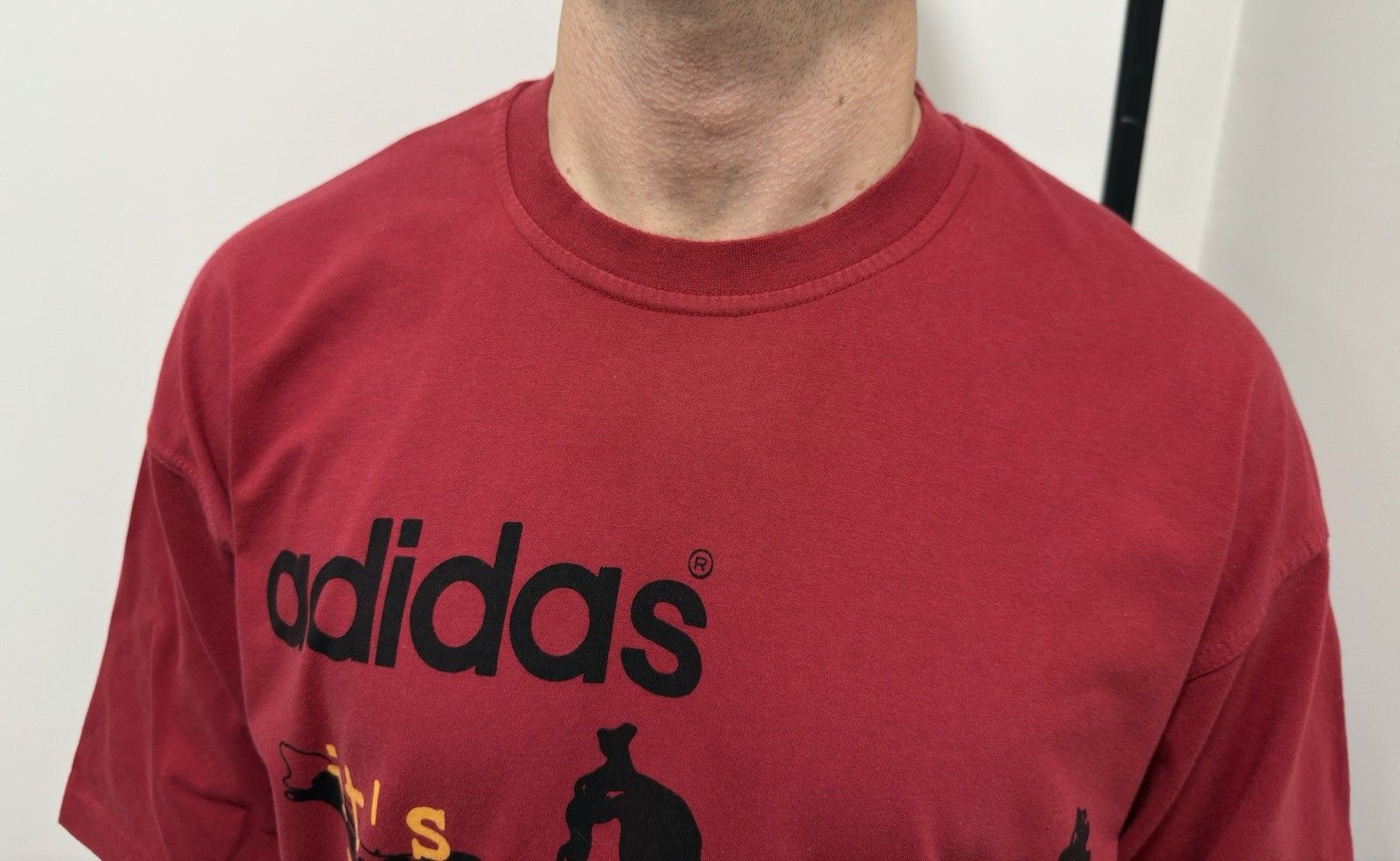 Adidas Vintage 90s Adidas Atti tude Skateboarding T-Shirt Graphic Size US L / EU 52-54 / 3 - 7 Thumbnail