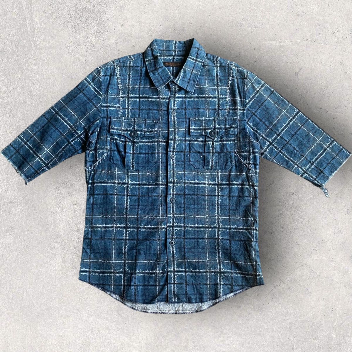 Undercover Scab Barb Wire Plaid Shirt Size US S / EU 44-46 / 1 - 5 Thumbnail