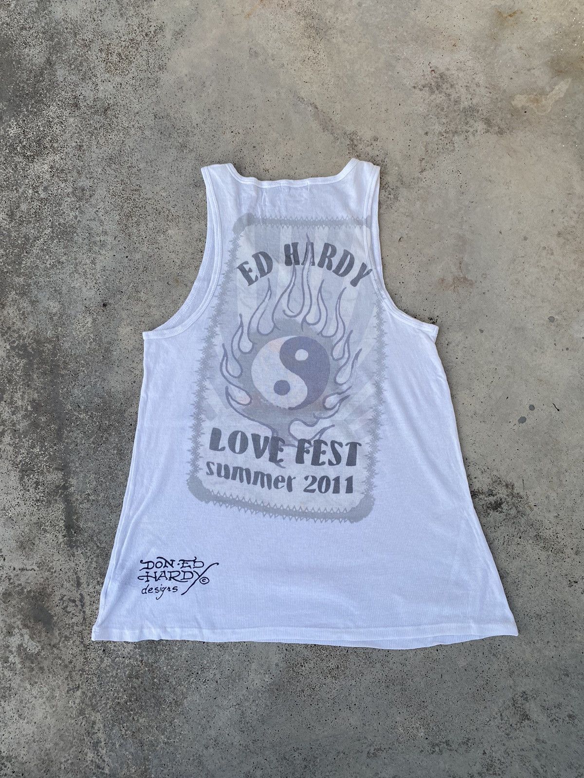 Ed Hardy Vintage Y2K Ed Hardy “Brave Hearts Stay True” Skull Tees Size US M / EU 48-50 / 2 - 4 Thumbnail