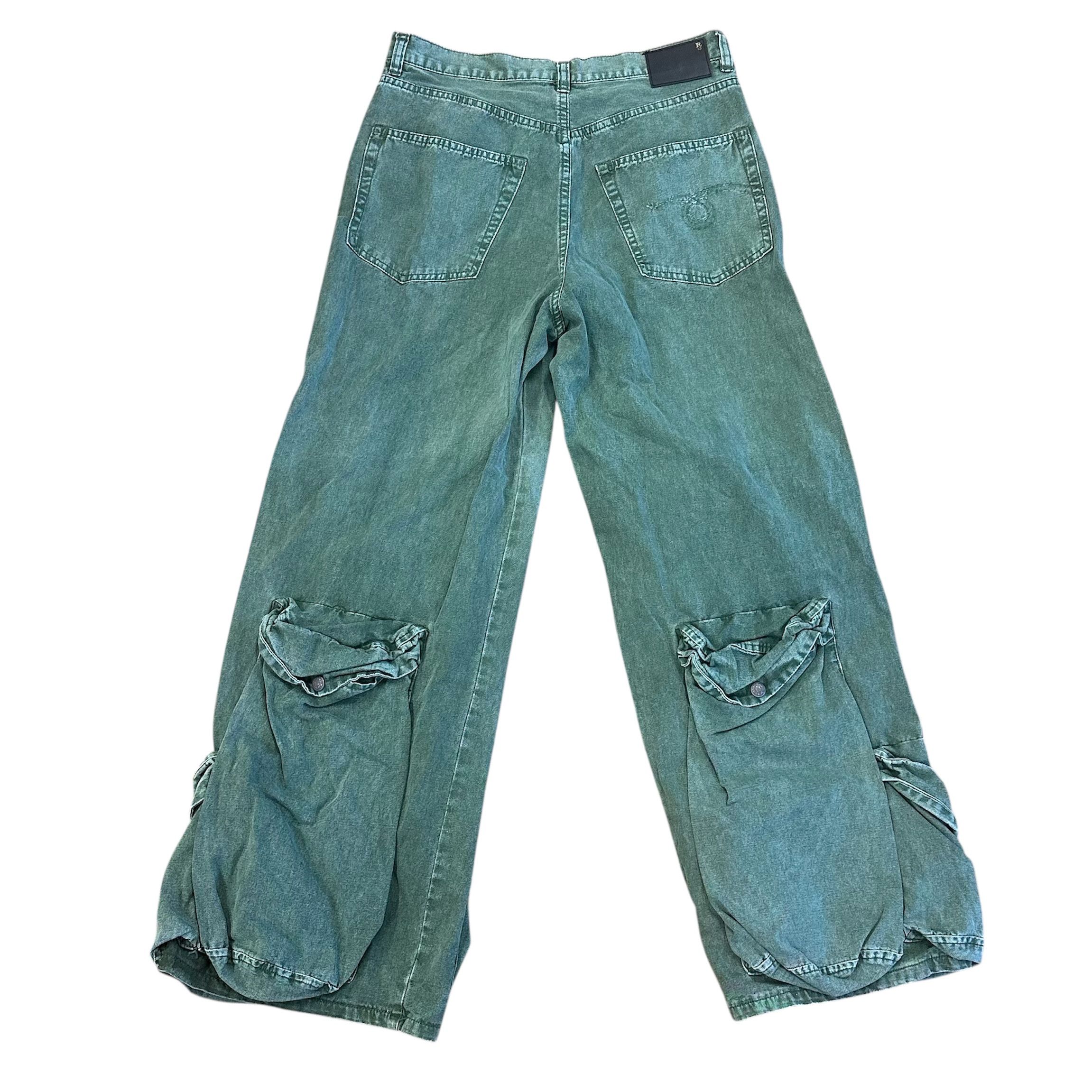 R13 R13 Utility Multi-pocket Wide-leg Jeans Size 31" - 2 Thumbnail