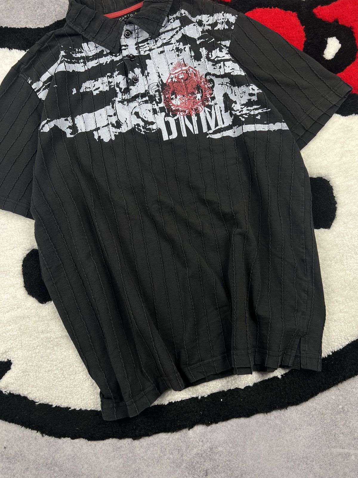 Vintage Crazy Y2K Vintage Grunge Affliction Style Japanese Polo Tee Size US XL / EU 56 / 4 - 4 Thumbnail