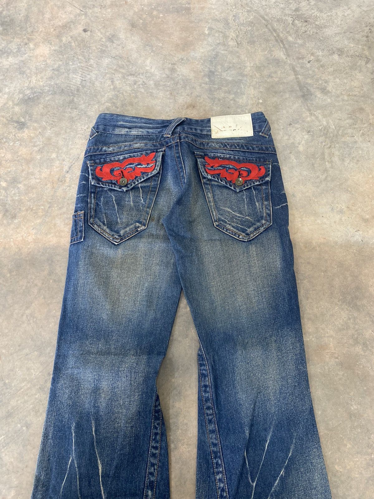 Hysteric Glamour Flare ☠️ Come Stai? Jeans Japan Punk Grunge Lgb 90s Size US 30 / EU 46 - 10 Thumbnail