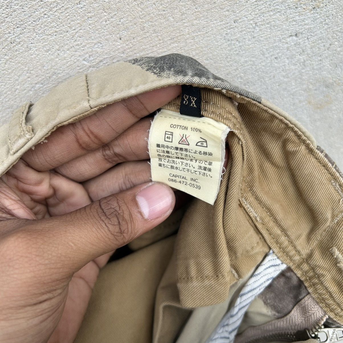 Kapital Kapital Grunge ShortCargo Size US 29 - 7 Thumbnail