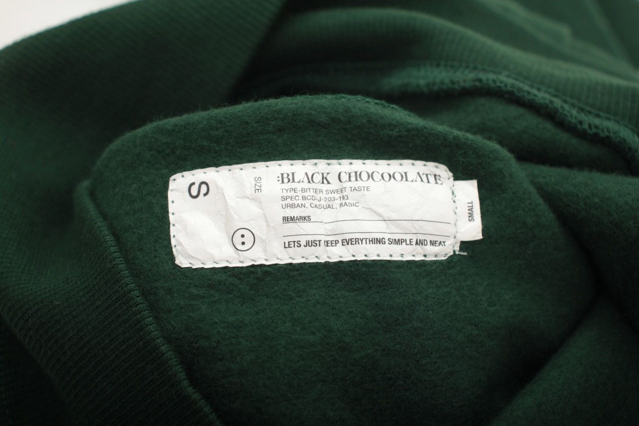 CHOCOOLATE :BLACK CHOCOOLATE Hoodie Green New York City Size US S / EU 44-46 / 1 - 7 Thumbnail