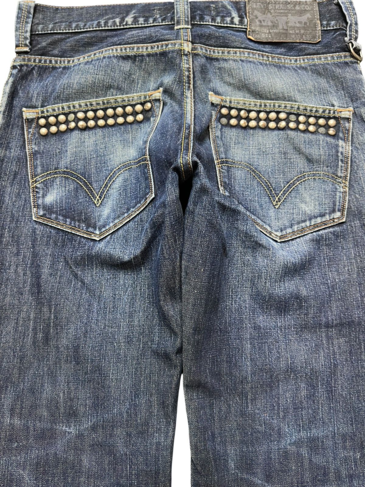 Levi's Vintage Clothing Vintage Levi’s 511 Mudwash Studded Zipper Denim Size US 32 / EU 48 - 6 Thumbnail