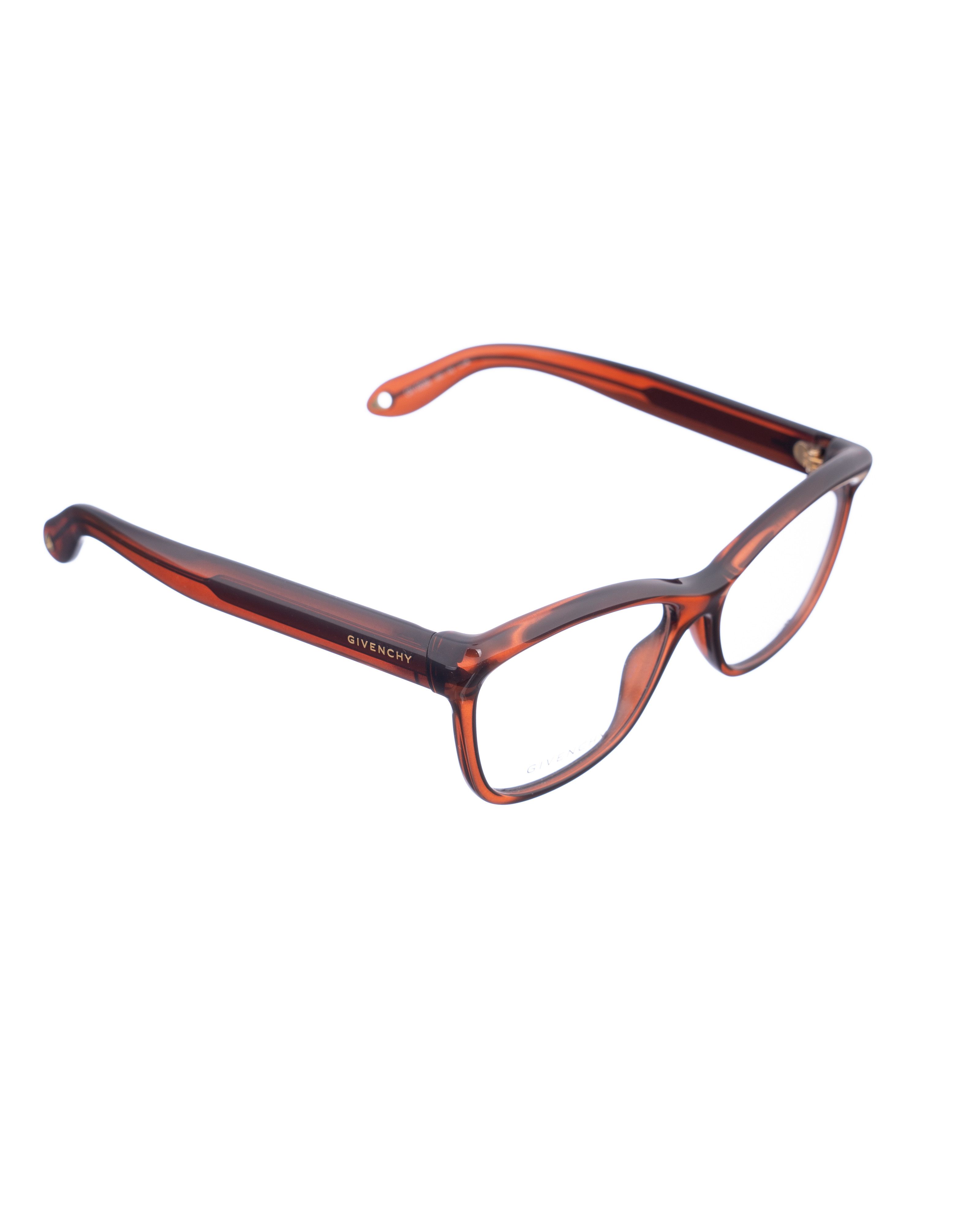 Givenchy Givenchy 00s Bold Brown Nerdy Glasses Size ONE SIZE - 2 Thumbnail