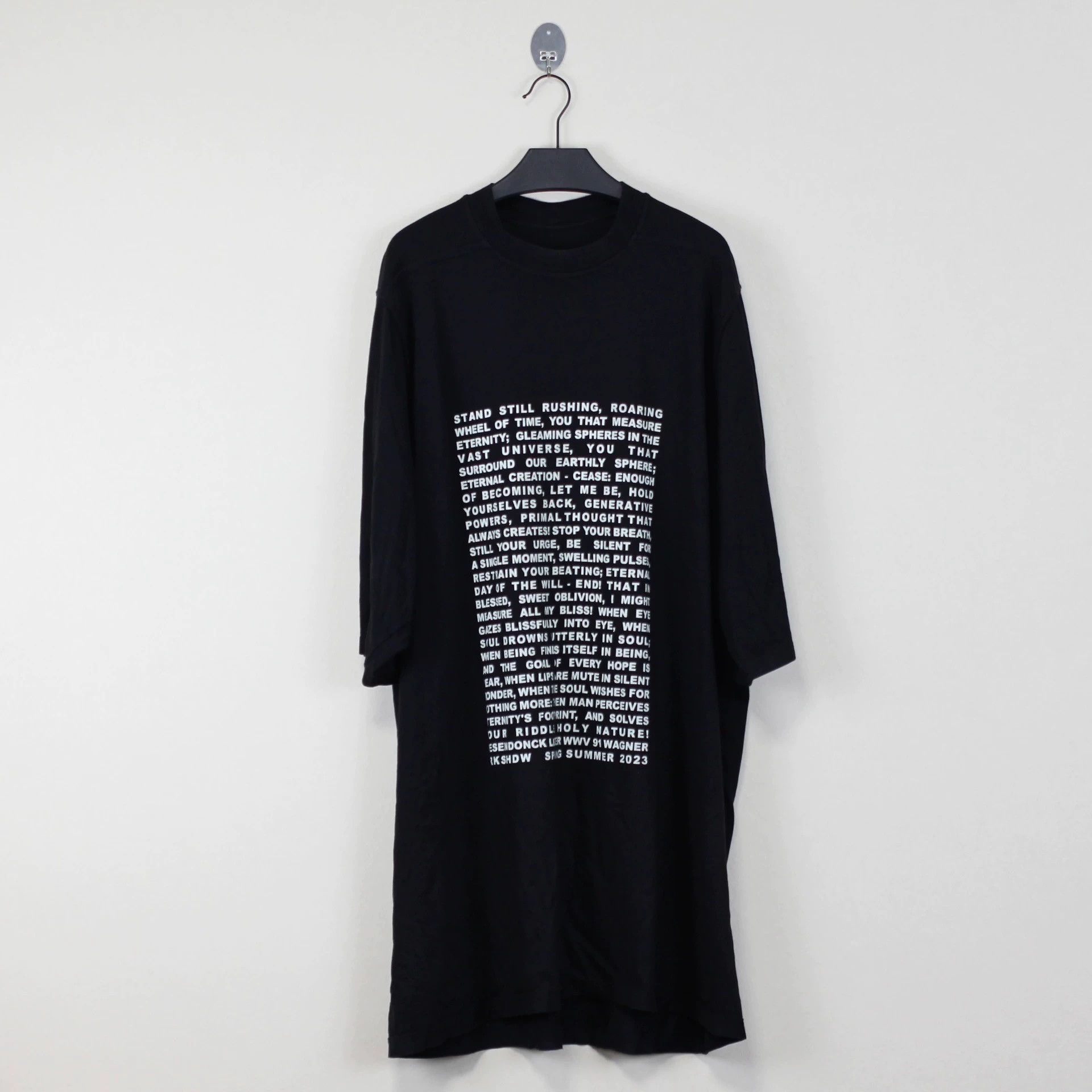 トップス rick owens 16FW MASTODON SHIRT Rick Owens Rick Owens SS16 MASTODON DOUBLE LAYER TSHIRT
