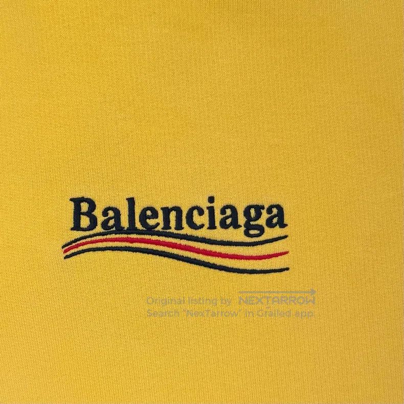 Balenciaga Balenciaga Micro Logo Embroidered Hoodie Size US L / EU 52-54 / 3 - 3 Thumbnail