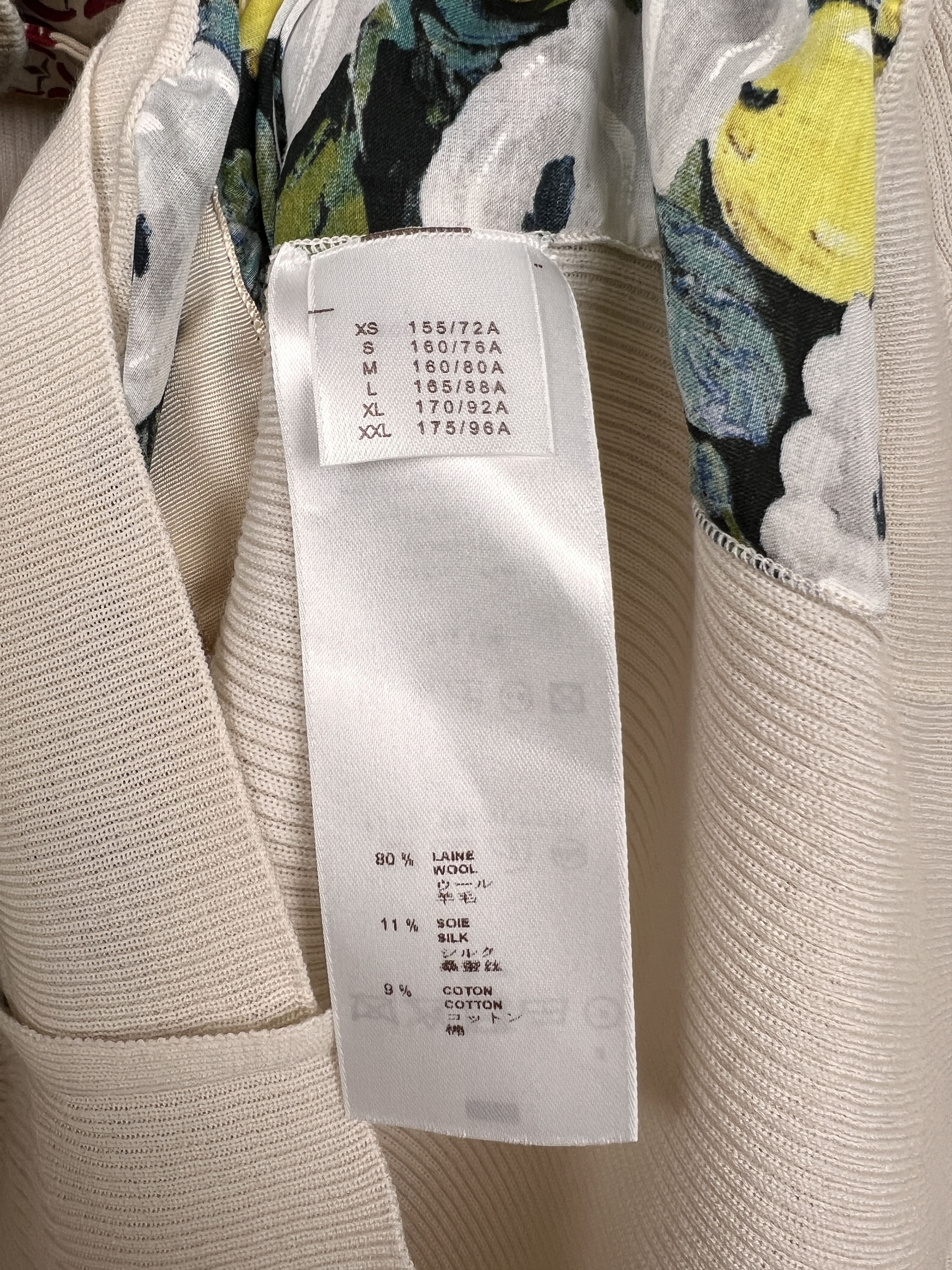 Louis Vuitton Louis Vuitton Floral Print Women`s Top Cardigan Wool Silk Size XS / US 0-2 / IT 36-38 - 5 Thumbnail