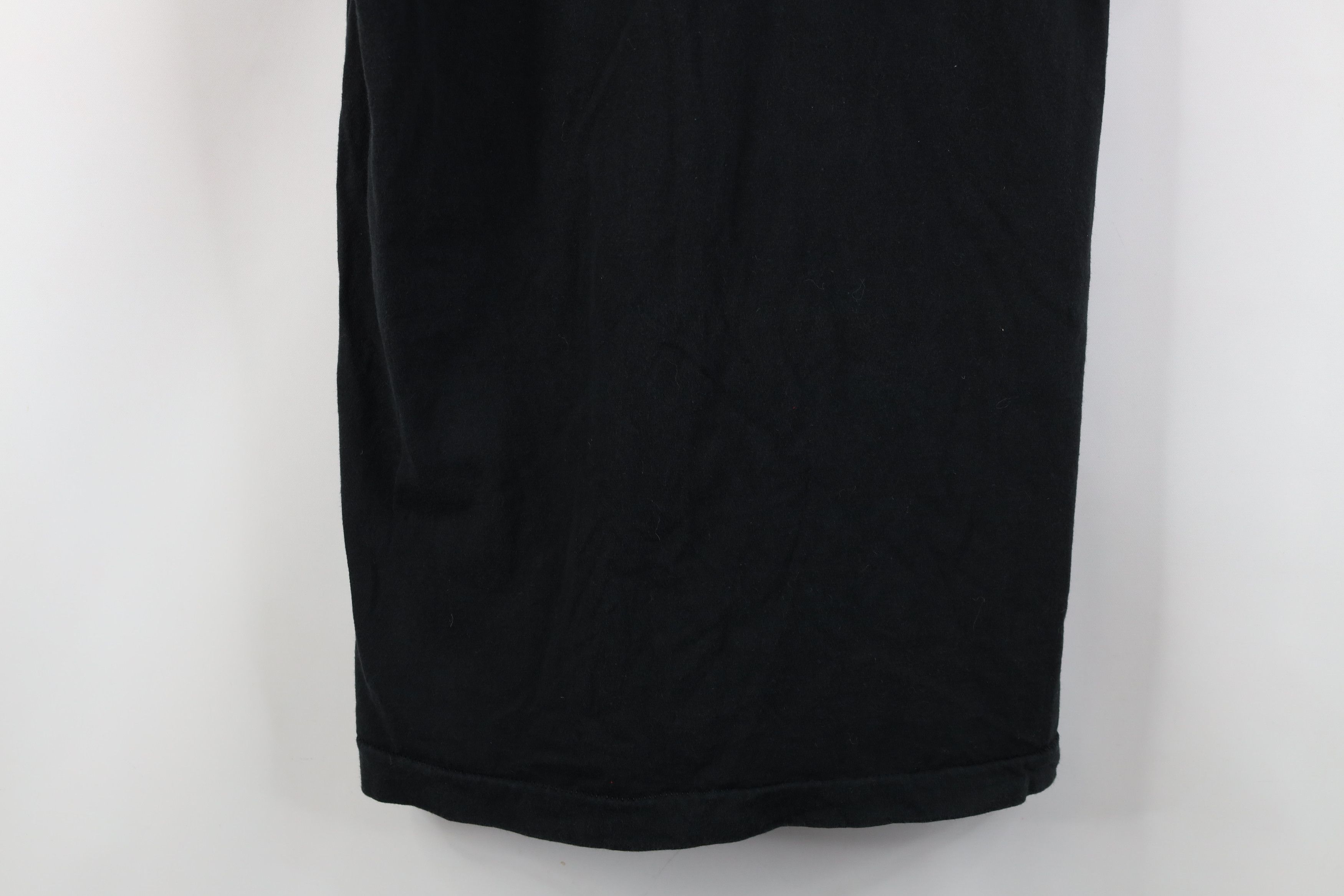 Vintage Vintage 90s Streetwear Blank Cotton T-Shirt Black Pocket USA Size US M / EU 48-50 / 2 - 16 Thumbnail