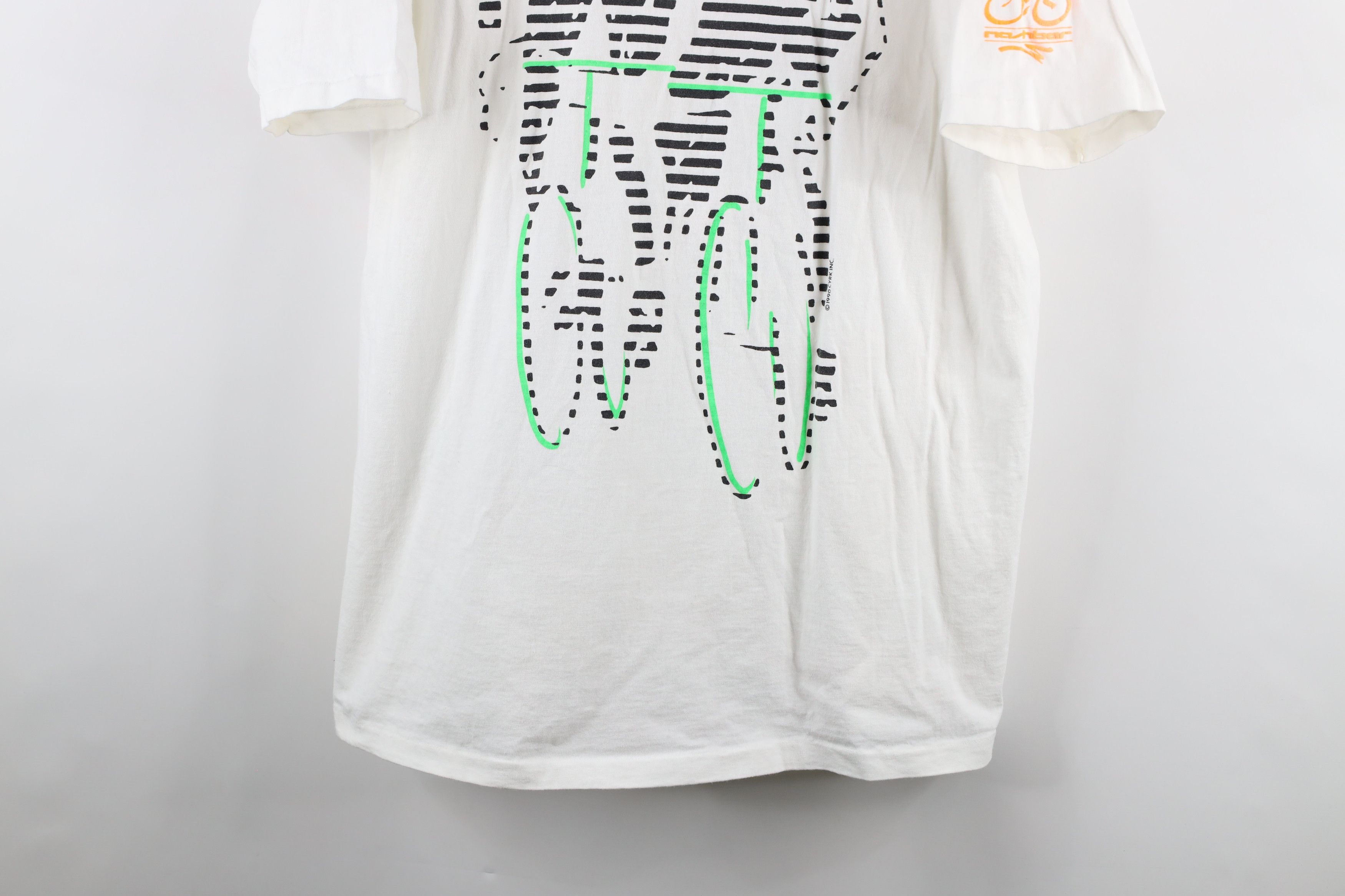 Vintage 90s Nashbar Bicycle Cycling Short Sleeve T-Shirt USA