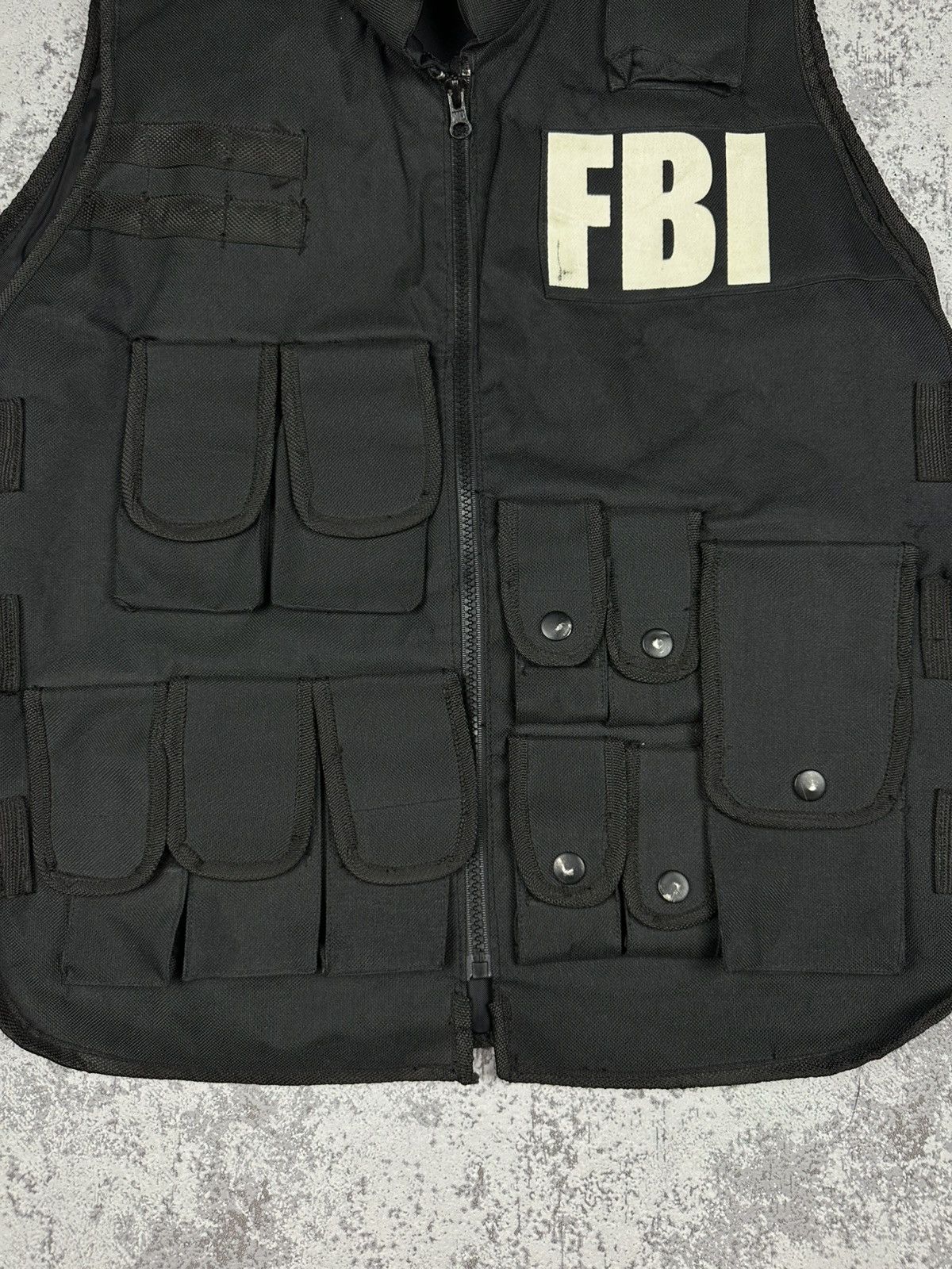 Other FBI Wish Black Tactical Vest Multi Pocket Vintage Size US M / EU 48-50 / 2 - 4 Thumbnail