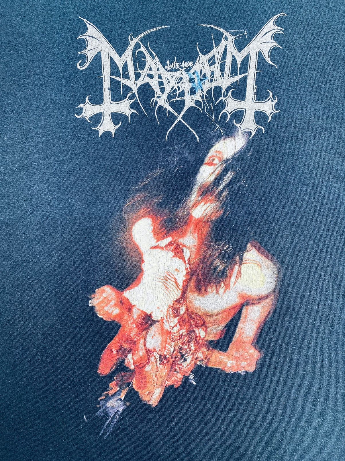 Band Tees Sick Vintage Mayhem Bischofswerda Metal Band tees Size US L / EU 52-54 / 3 - 5 Thumbnail
