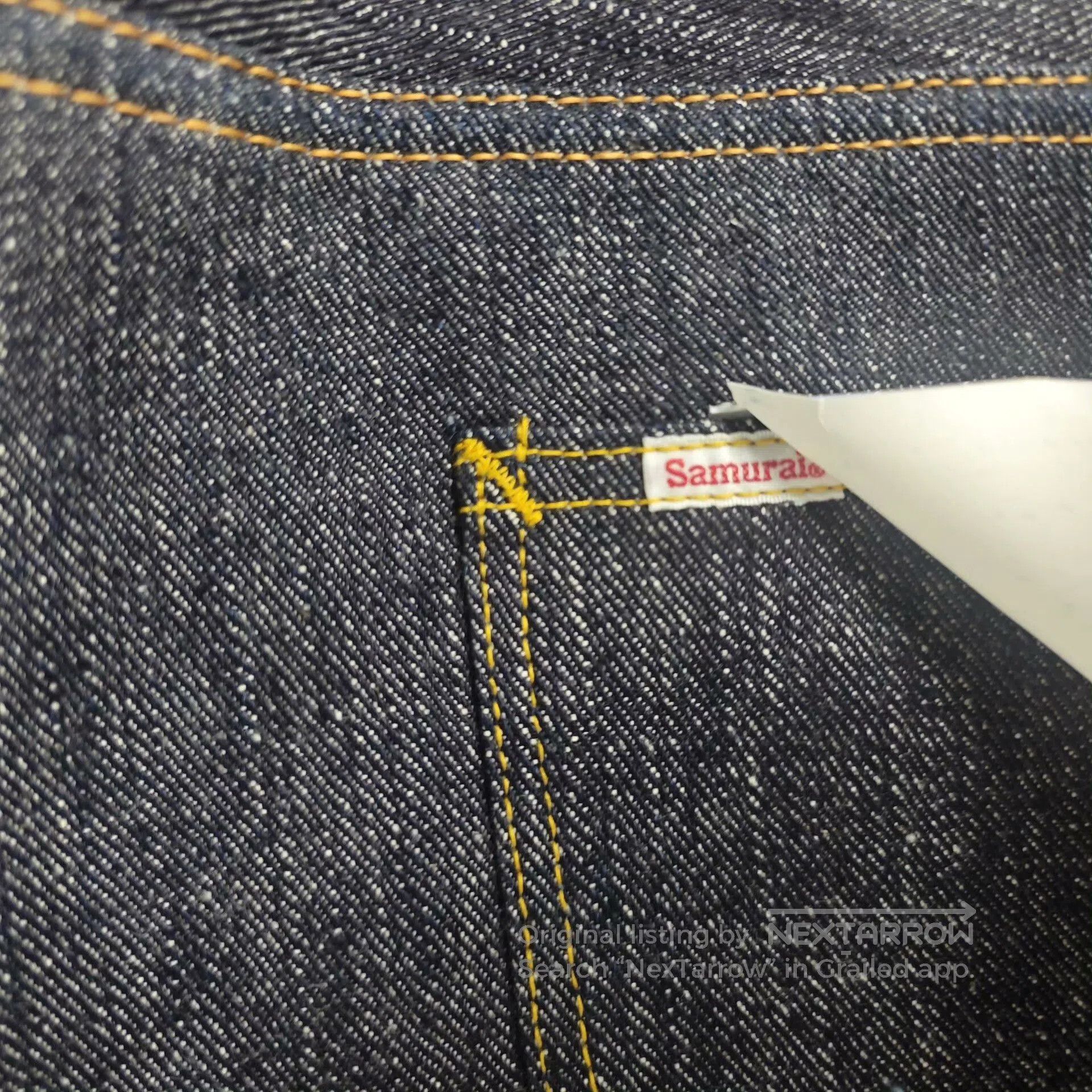Samurai Jeans Samurai S110J Straight Blade Denim Jeans. Size US 34 / EU 50 - 7 Thumbnail