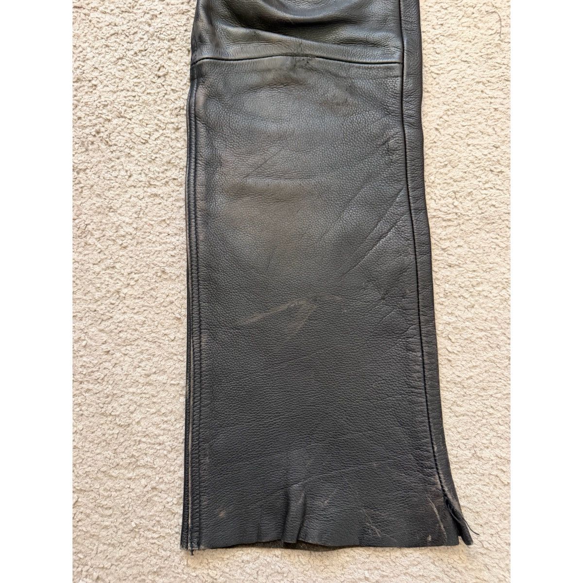Vintage VINTAGE HIGHWAY 1 BIKER HEAVYWEIGHT LEATHER PANTS Size US 32 / EU 48 - 8 Thumbnail