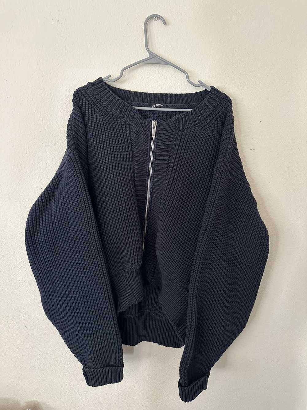 Raf Simons o1y0325 Cardigan in Midnight Blue Size US XL / EU 56 / 4 - 1 Thumbnail
