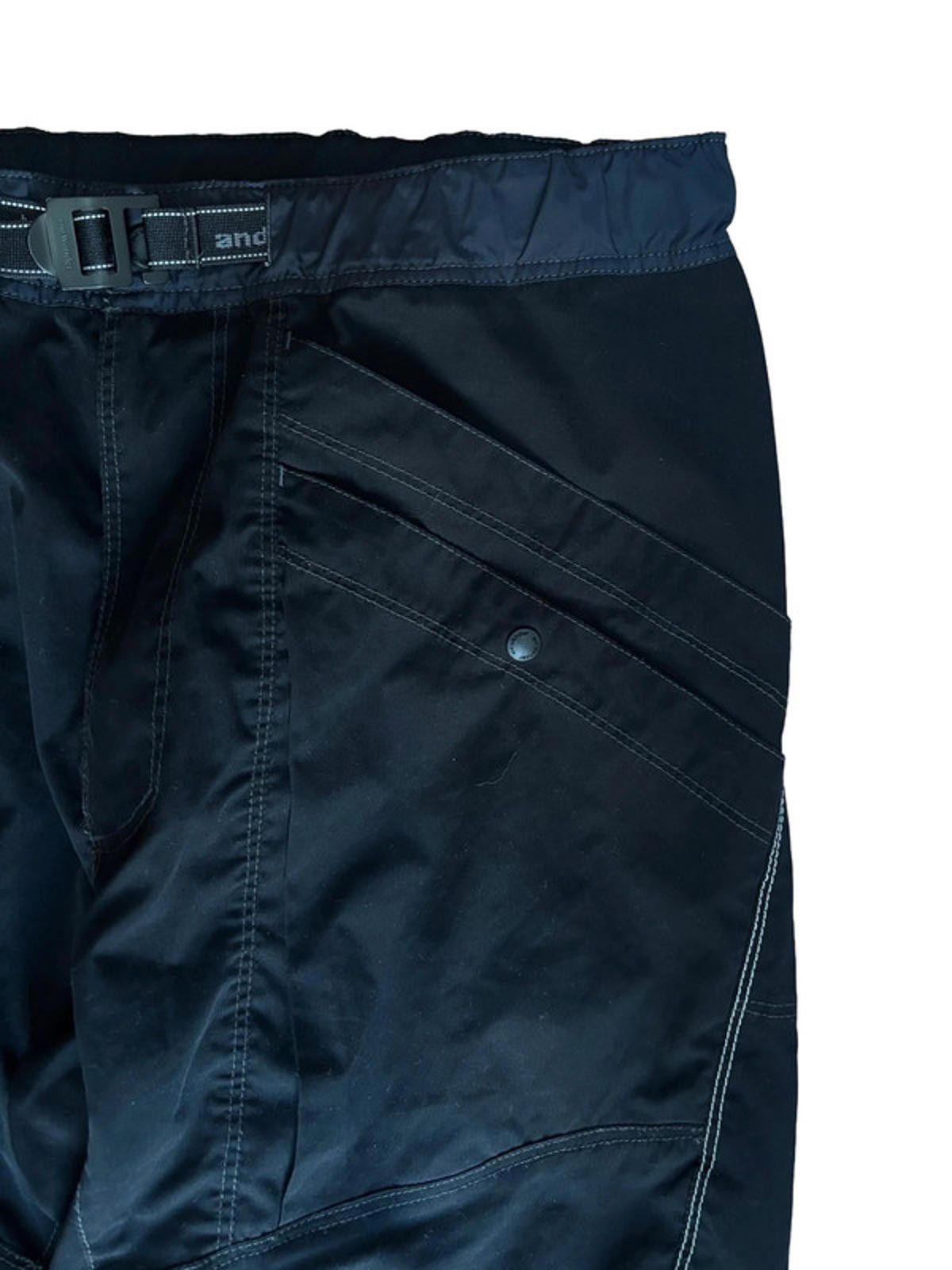And Wander and wander Black Technical Zip Pocket Trousers Size US 34 / EU 50 - 3 Thumbnail