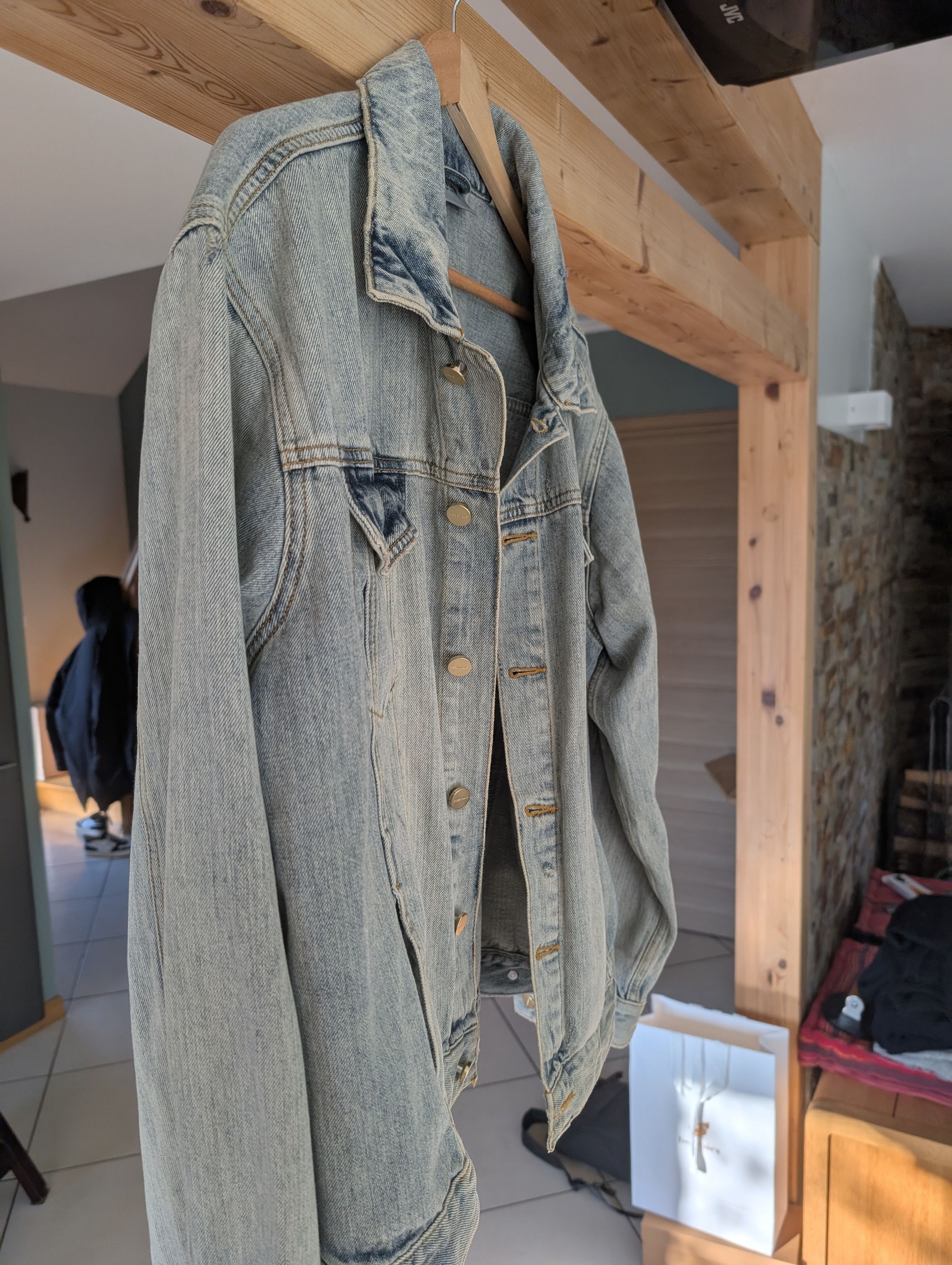 Essentials Fear of god essentials denim trucker jacket light indigo Size US XL / EU 56 / 4 - 3 Thumbnail