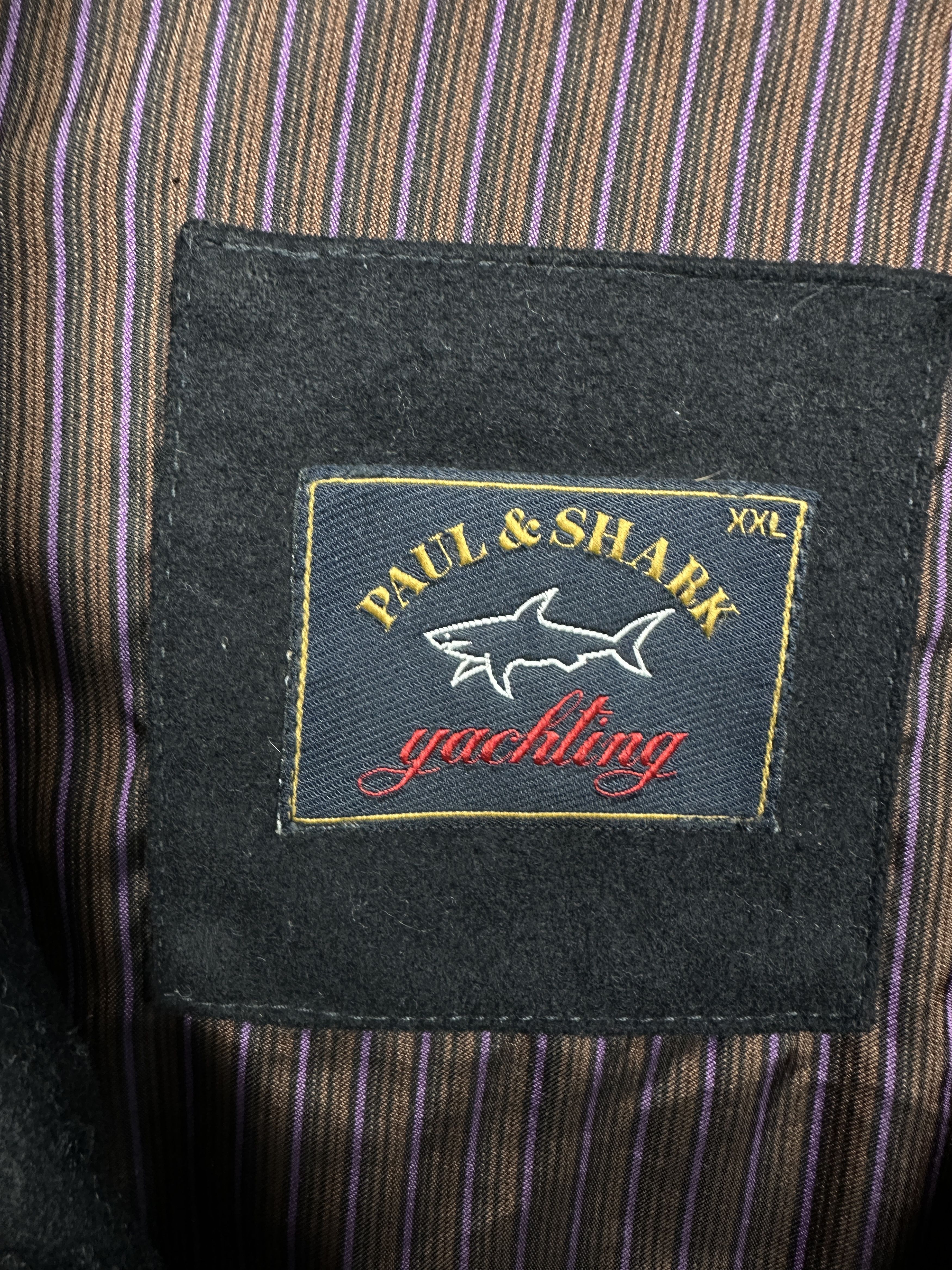 Paul & Shark Paul & Shark Vintage Mens Wool Coat Jacket Size US XXL / EU 58 / 5 - 4 Thumbnail