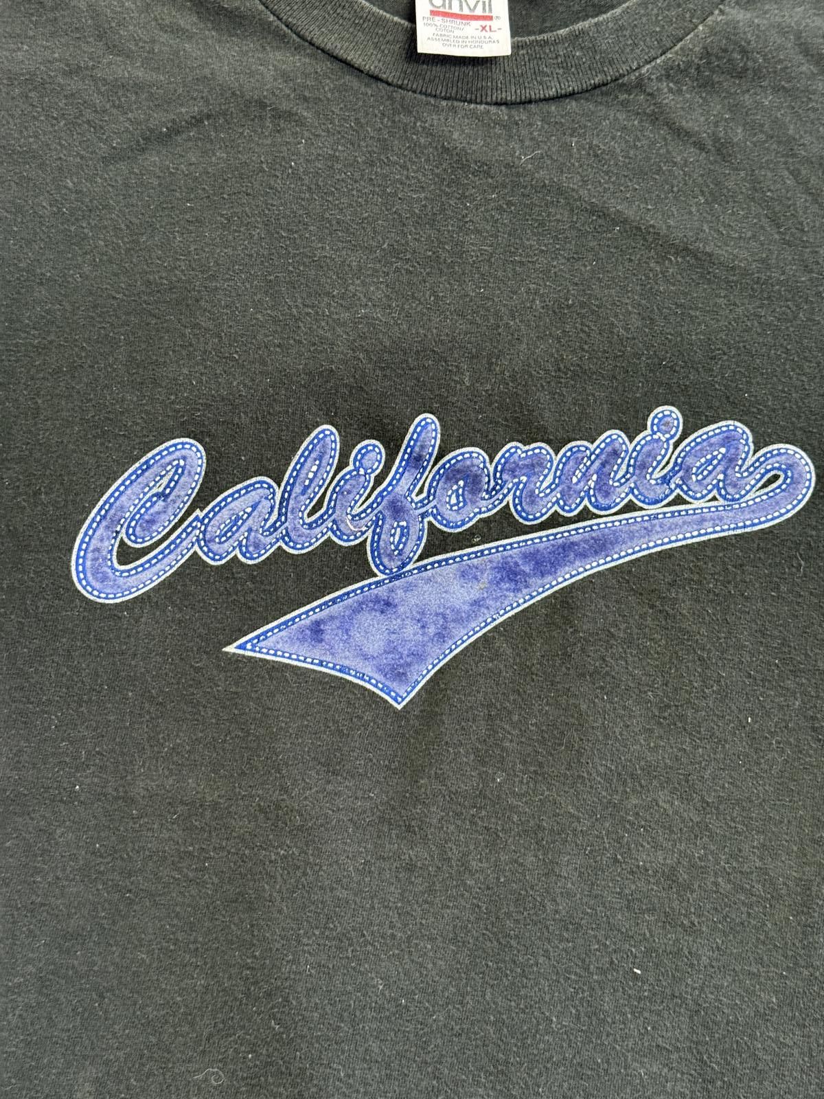 Anvil Faded California T-shirt Baseball Style Font Tourist Tee XL Size US XL / EU 56 / 4 - 1 Thumbnail