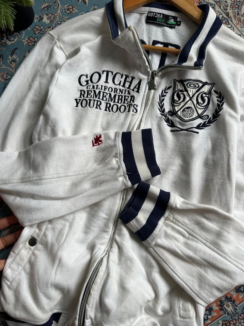 Gotcha × Japanese Brand × Vintage VINTAGE GOTCHA GOLF ZIPPER EMBROIDERY Size US L / EU 52-54 / 3 - 4 Thumbnail