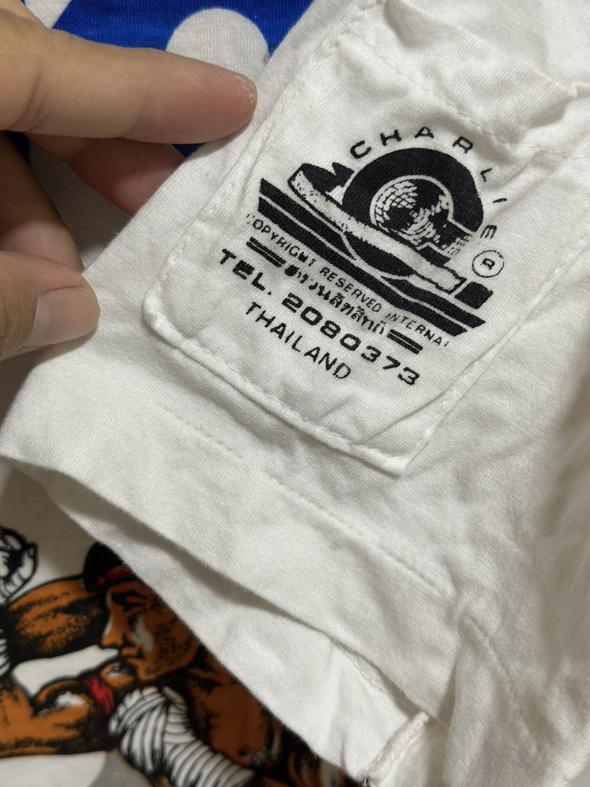 Vintage × WWF Vintage Charlie Bangkok Faded Tee Size US M / EU 48-50 / 2 - 4 Thumbnail