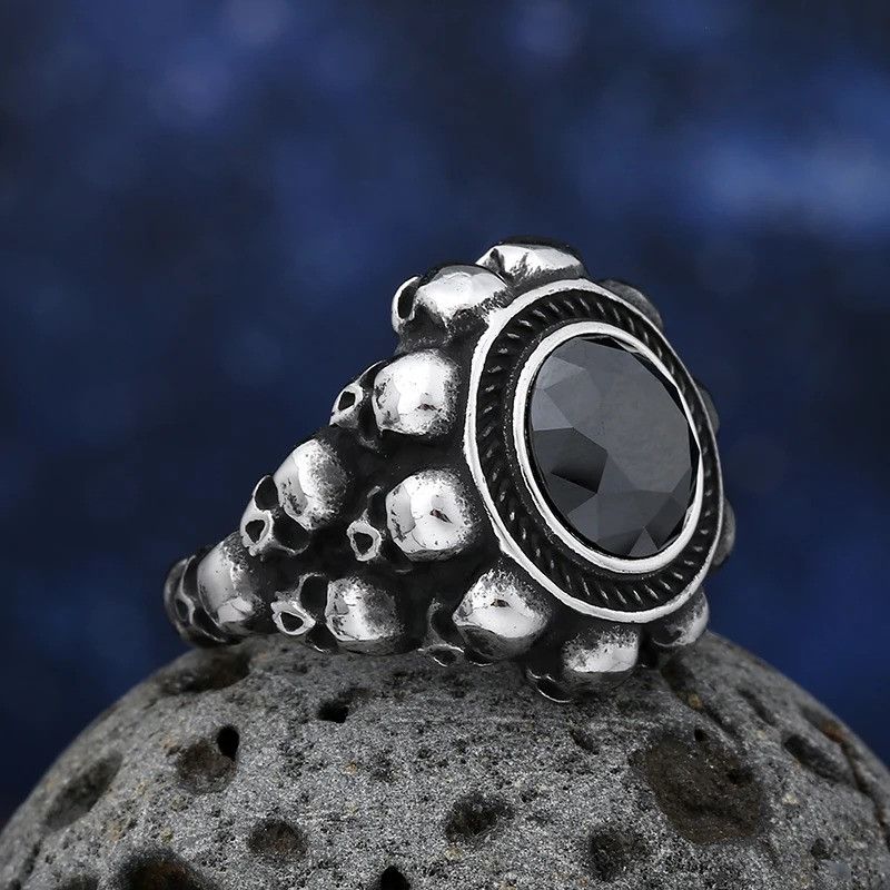 Japanese Brand × Vintage Heavy Sugar Skull Ring Size ONE SIZE - 2 Thumbnail