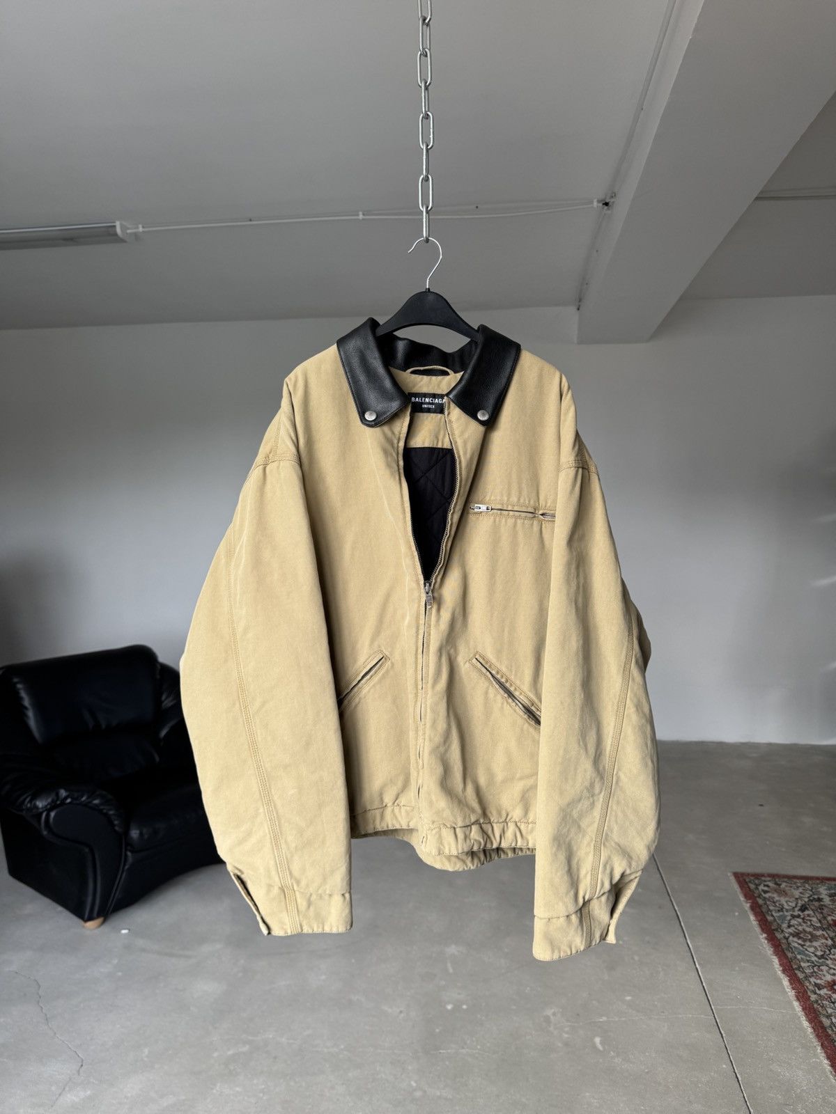 Balenciaga Balenciaga Detroit Canvas Jacket Size US S / EU 44-46 / 1 - 2 Thumbnail