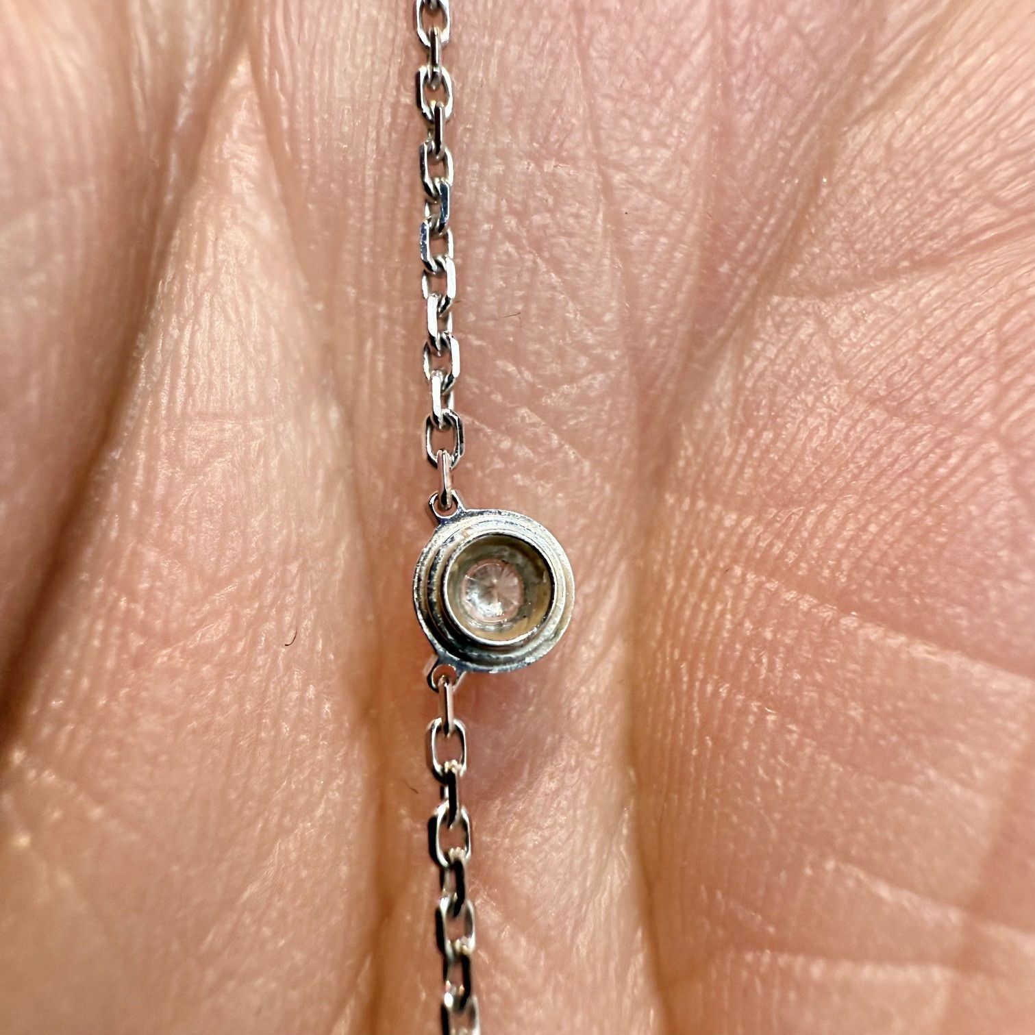 Cartier Cartier 18k White Gold D'Amour Pendant Mini Diamond Necklace Size ONE SIZE - 5 Thumbnail
