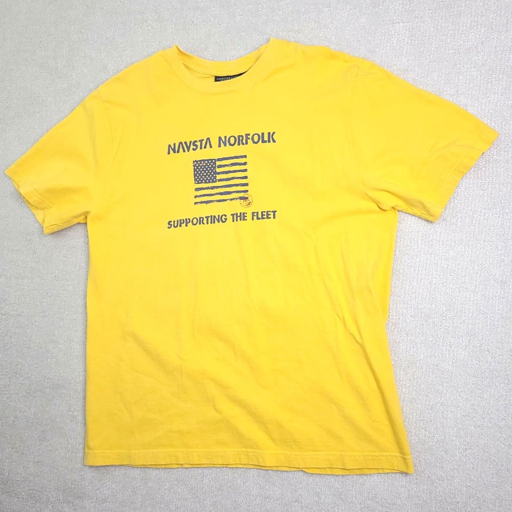 American Eagle Outfitters VINTAGE American Eagle Outfitters T Shirt Mens Large Yellow USA Navsta Norfolk PHOTO Shirt Mens Large Yellow USA Navsta Norfolk PHOTO Size US L / EU 52-54 / 3 - 2 Thumbnail