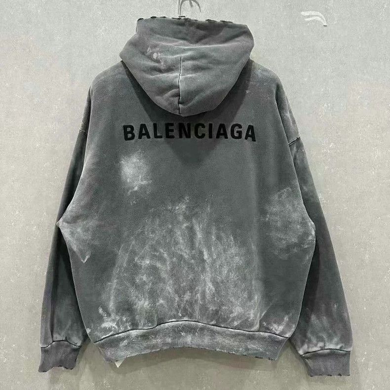 Balenciaga Balenciaga Front and Back Embroidered Paint Splash Destroy Size US XS / EU 42 / 0 - 2 Thumbnail