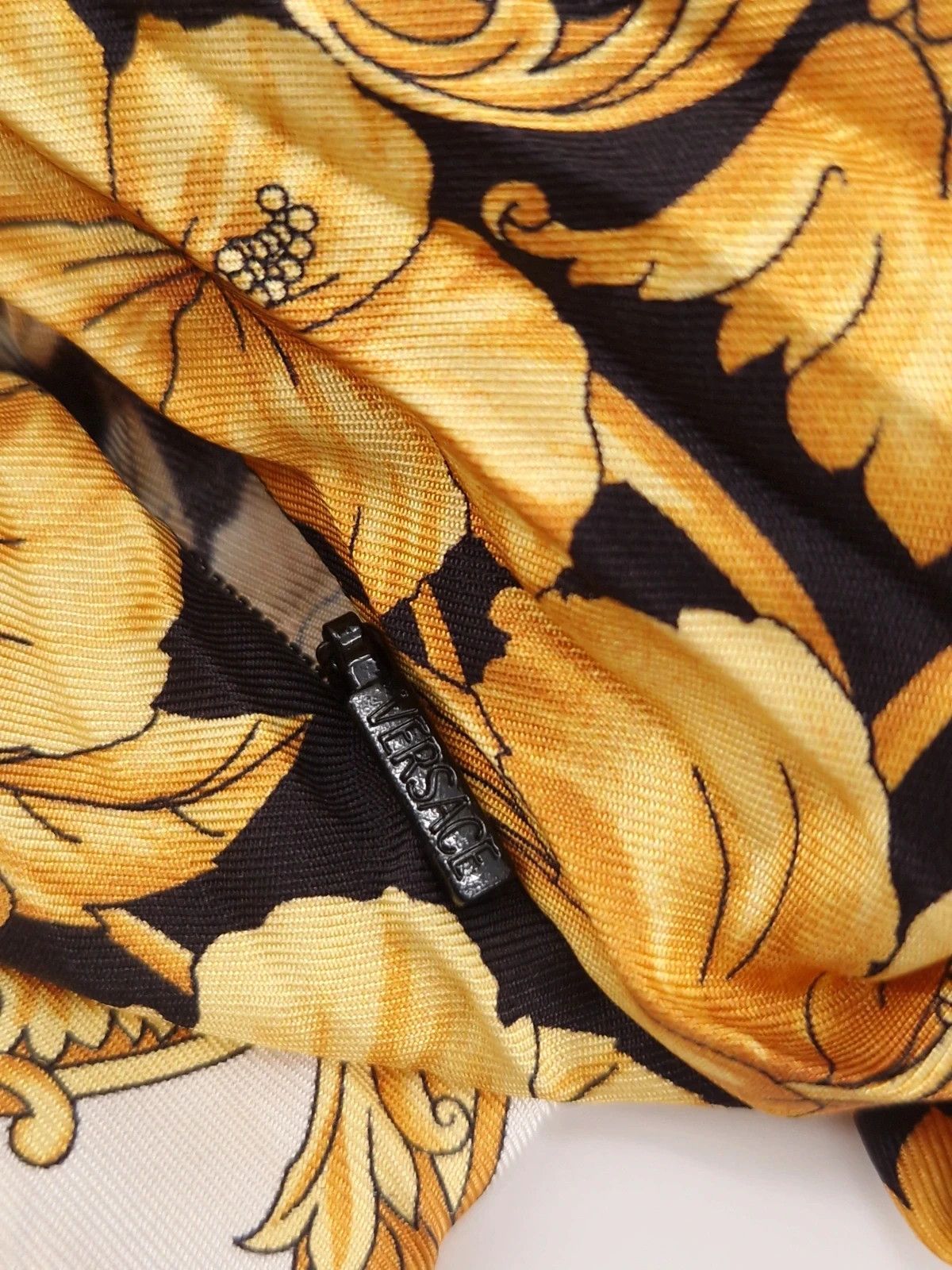 Versace Versace Mainline Baroque Pleated Silk Maxi Skirt Size 26" / US 2 / IT 38 - 11 Thumbnail