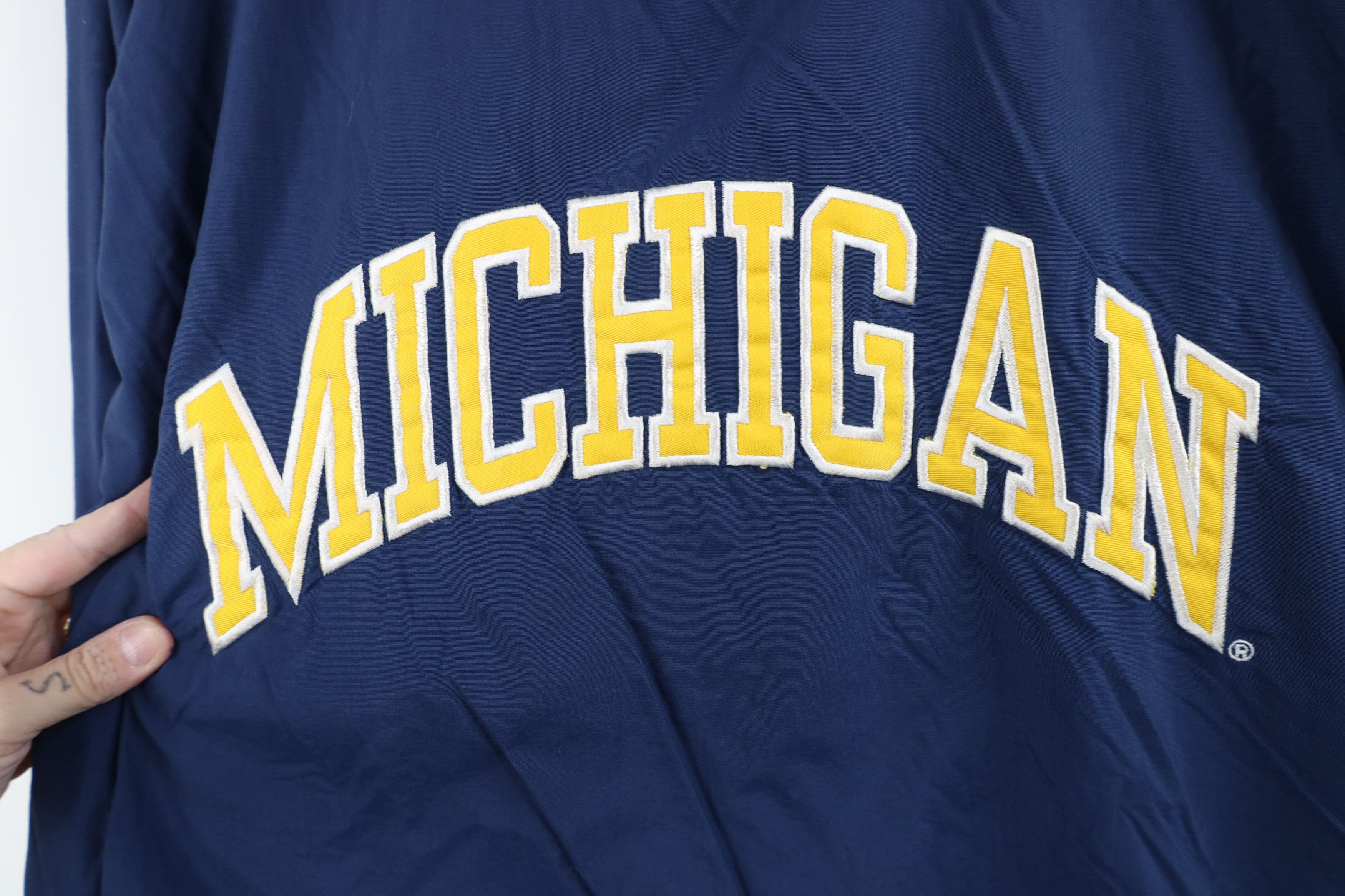 Starter Vintage 90s Starter Reversible University of Michigan Jacket Size US L / EU 52-54 / 3 - 5 Thumbnail