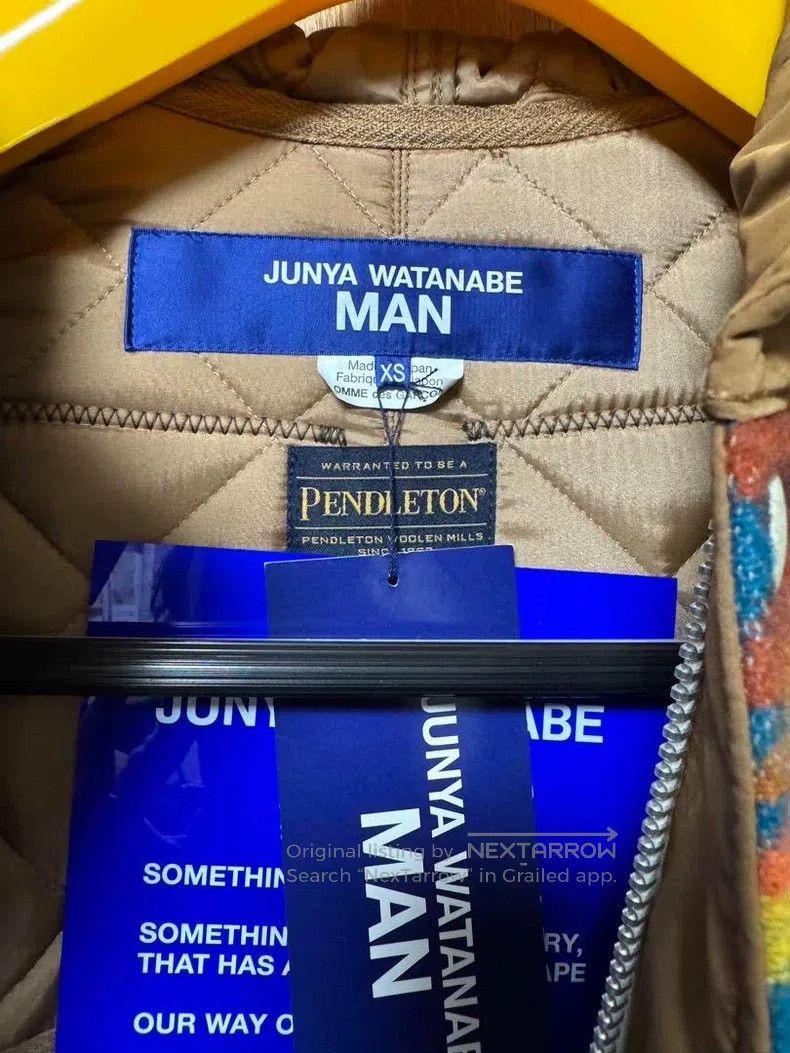 Junya Watanabe Junya Watanabe Leather pattern fringed hooded coat Size US XS / EU 42 / 0 - 4 Thumbnail