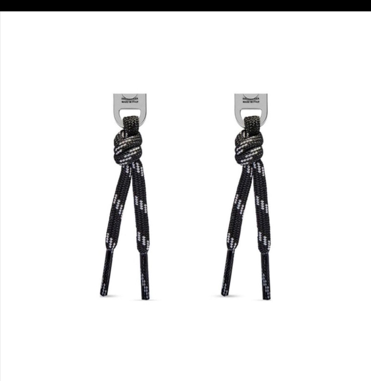 Balenciaga Balenciaga Brass Earrings Women's Black Size ONE SIZE - 3 Thumbnail