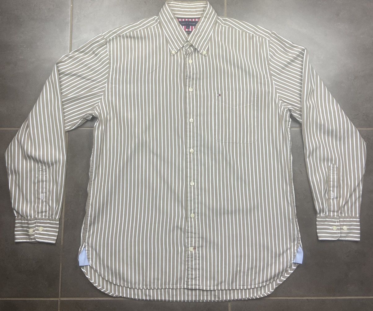 Tommy Hilfiger Tommy Hilfiger Vintage Long Shirt Size US L / EU 52-54 / 3 - 1 Thumbnail